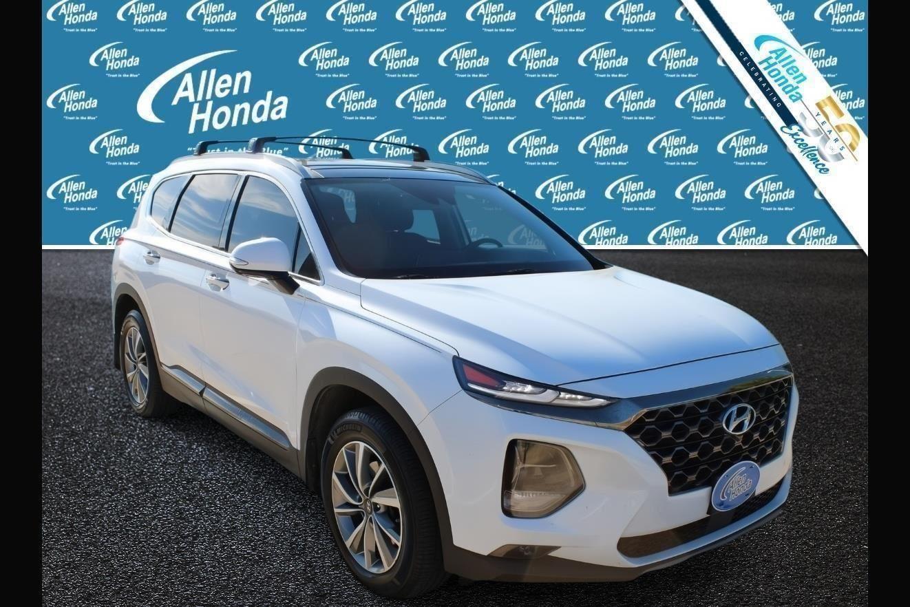 Quartz White 2020 Hyundai Santa Fe SUV / Crossover Front-Wheel Drive Automatic