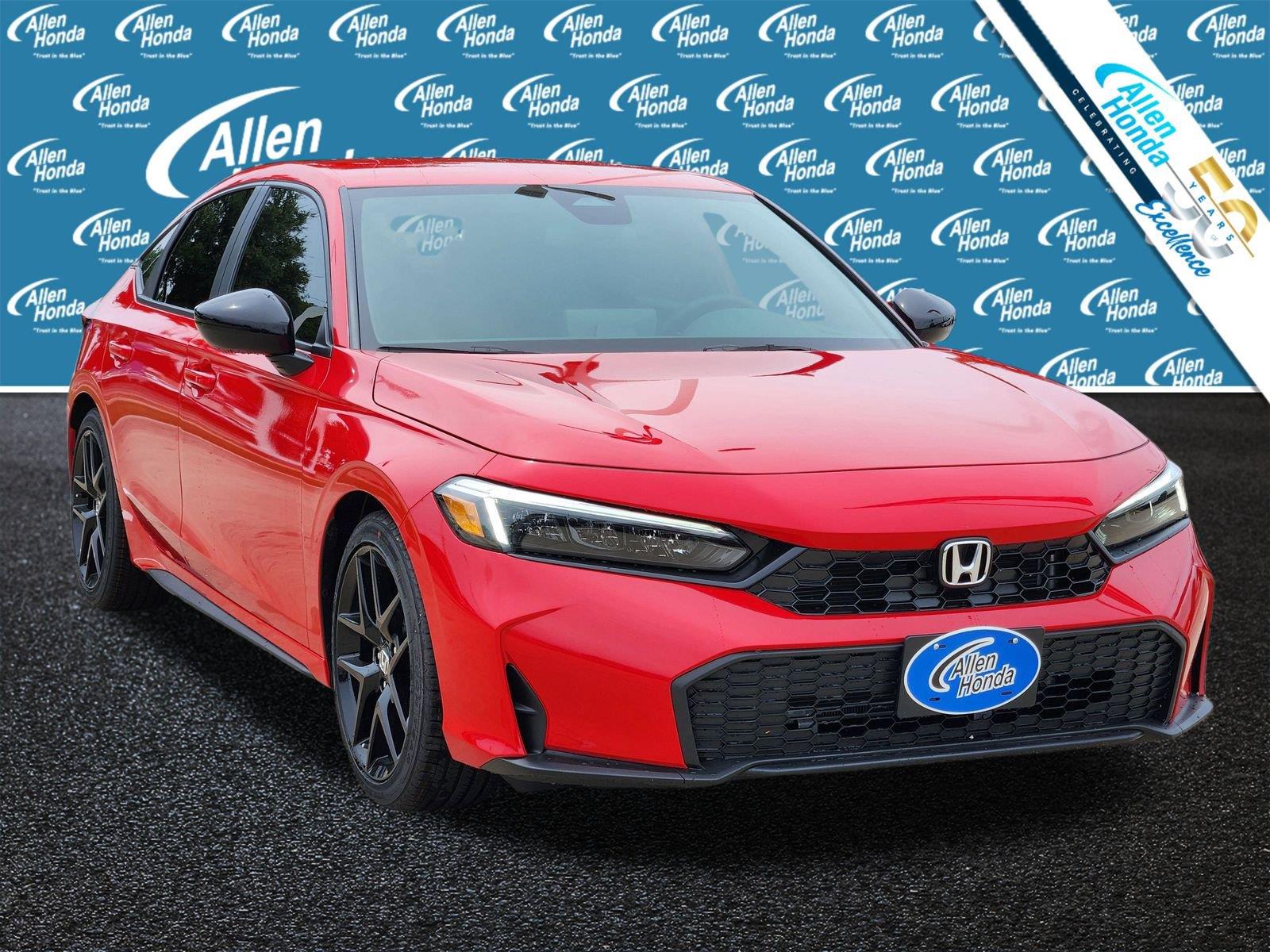 Rallye Red 2026 Honda Civic Hatchback Hatchback Front-Wheel Drive Continuously Variable Transmission