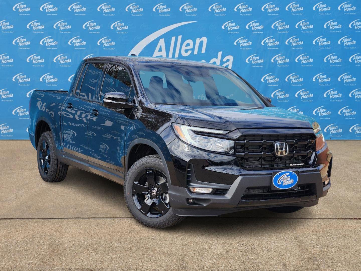 Crystal Black Pearl 2026 Honda Ridgeline Pickup Truck All-Wheel Drive 9-Speed Automatic