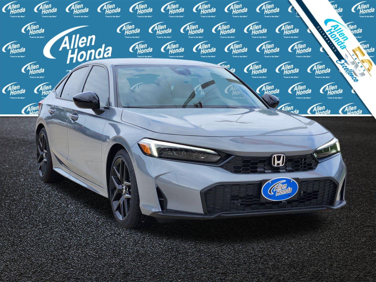 Urban Gray Pearl 2026 Honda Civic Sedan Front-Wheel Drive Continuously Variable Transmission