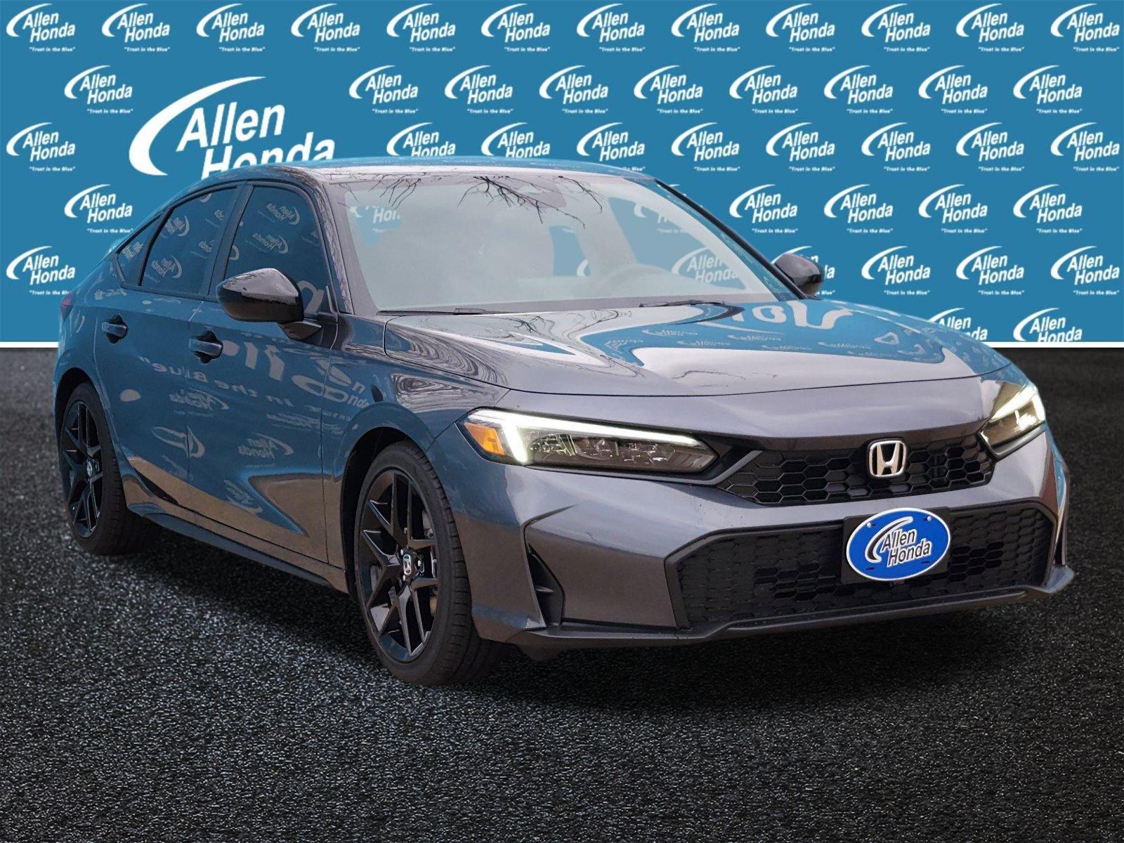 Meteorite Gray Metallic 2026 Honda Civic Hatchback Hatchback Front-Wheel Drive Continuously Variable Transmission