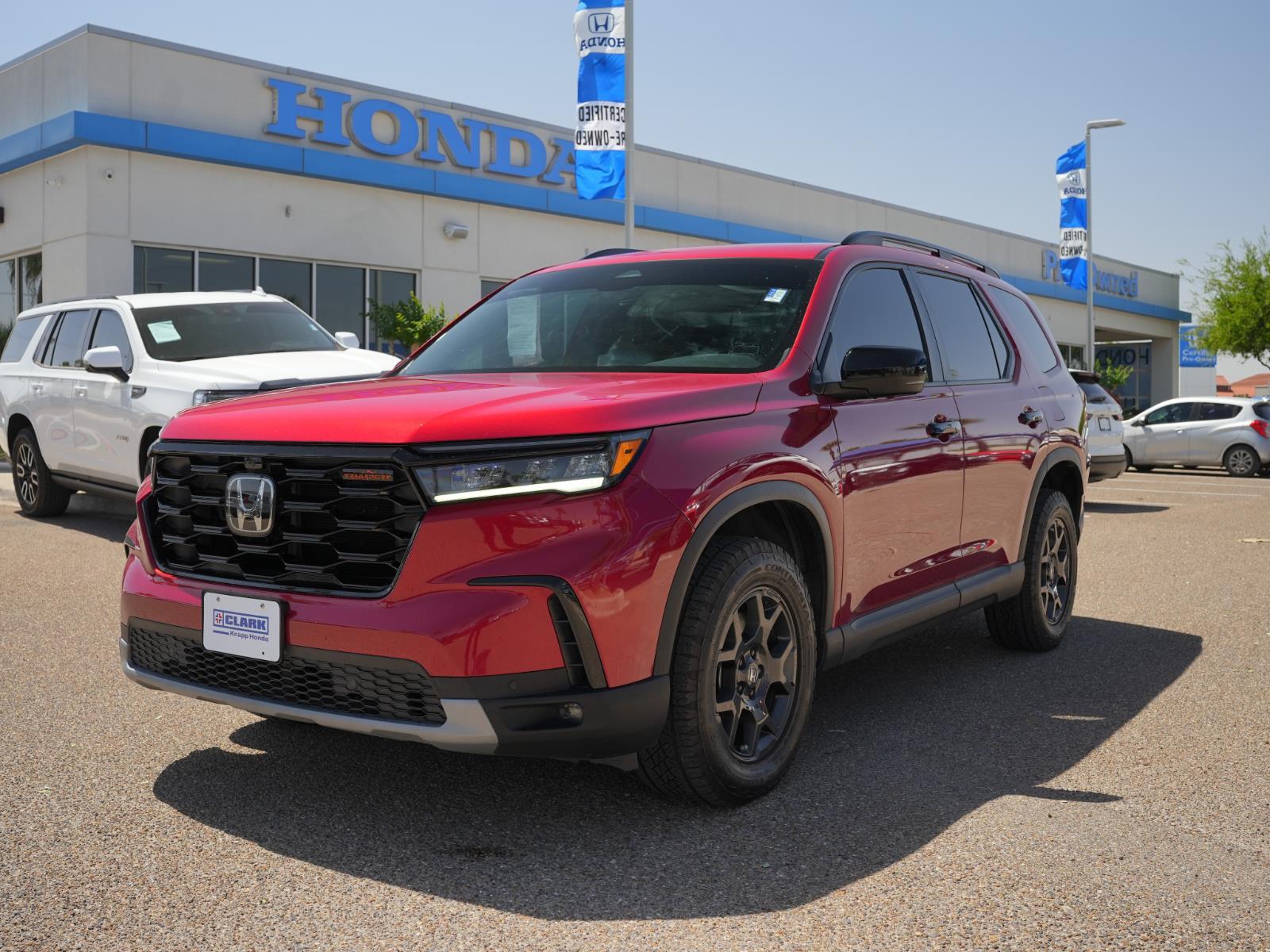 Radiant Red Metallic II 2025 Honda Pilot TrailSport AWD SUV / Crossover All-Wheel Drive Automatic