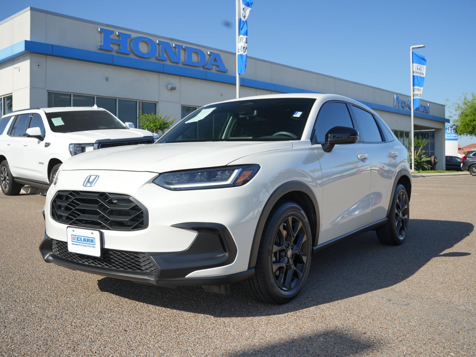 Platinum White Pearl 2024 Honda HR-V Sport AWD SUV / Crossover All-Wheel Drive Continuously Variable Transmission