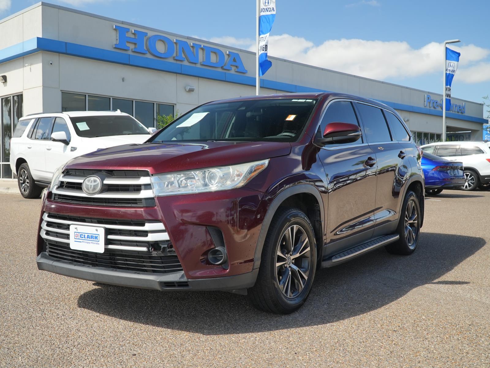 Ooh La La Rouge Mica 2019 Toyota Highlander LE FWD SUV / Crossover Front-Wheel Drive 6-Speed Automatic