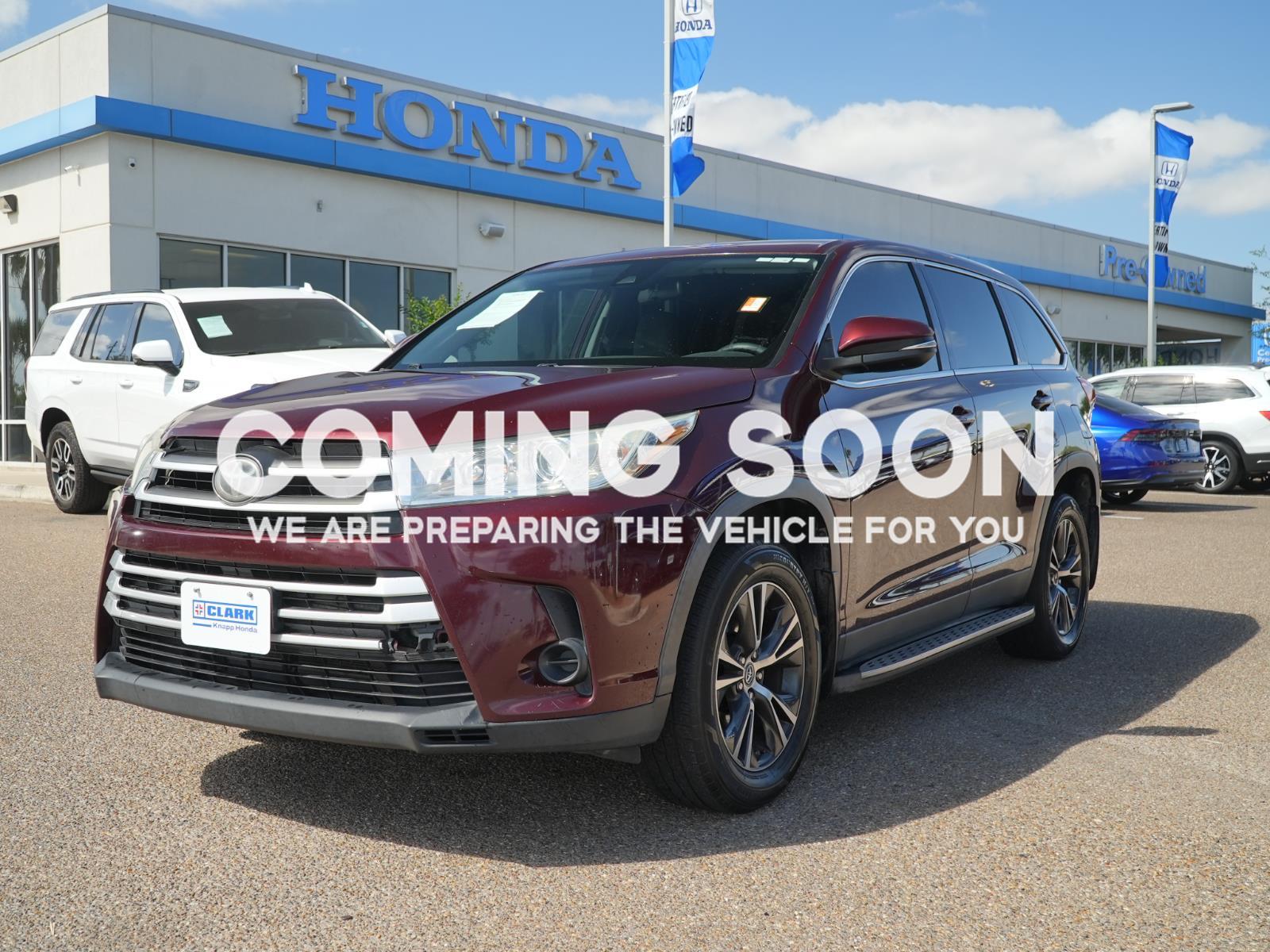 2019 Toyota Highlander LE FWD