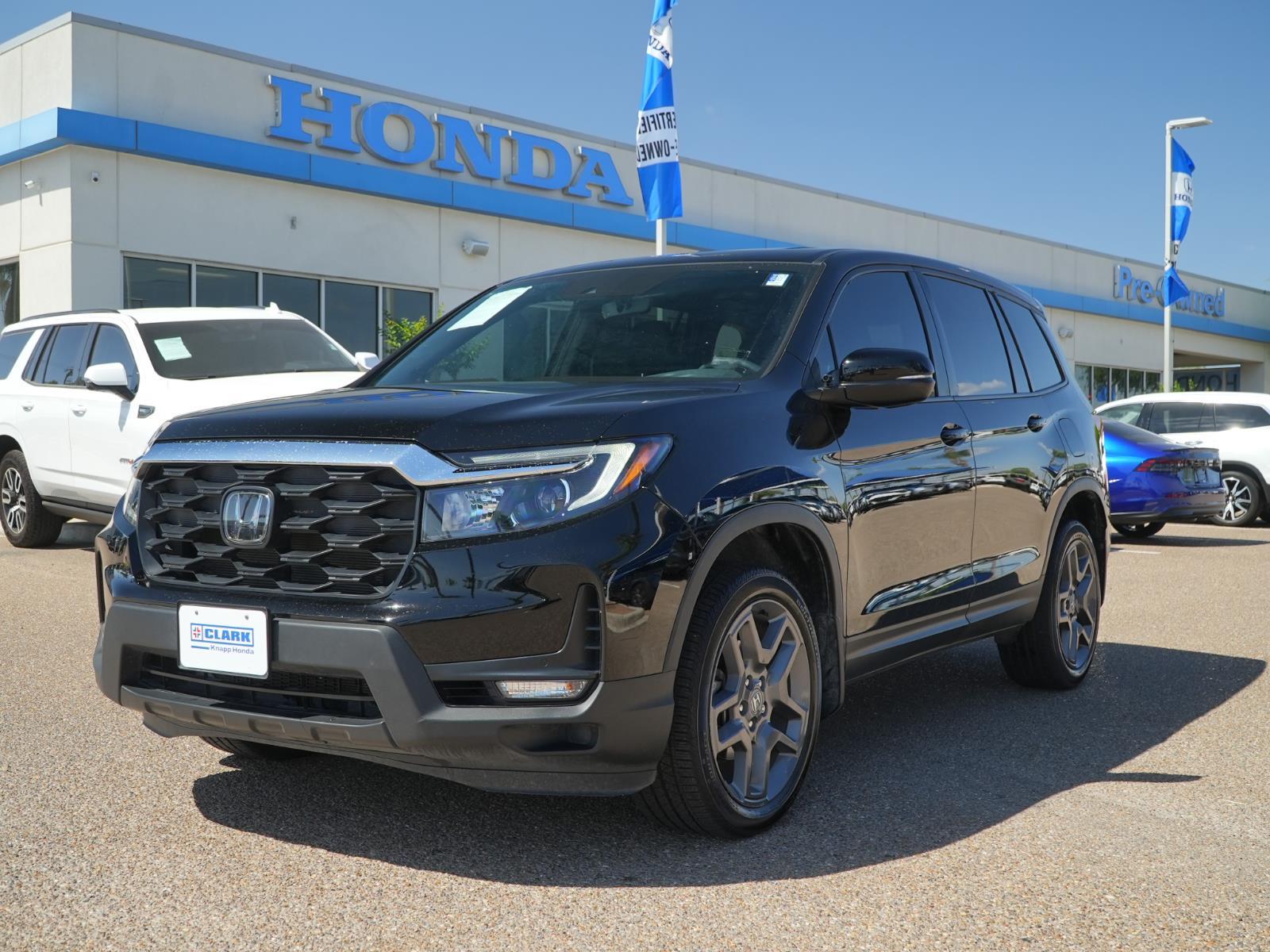 Crystal Black Pearl 2023 Honda Passport EX-L AWD SUV / Crossover All-Wheel Drive 9-Speed Automatic