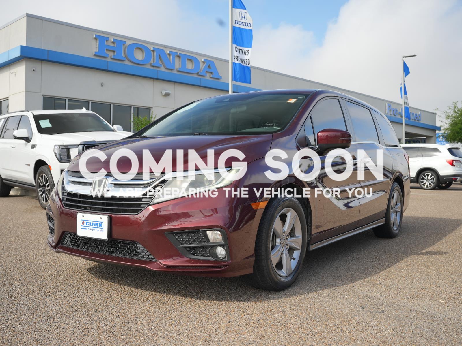 Red (Deep Scarlet Pearl) 2019 Honda Odyssey EX FWD Minivan Front-Wheel Drive 9-Speed Automatic