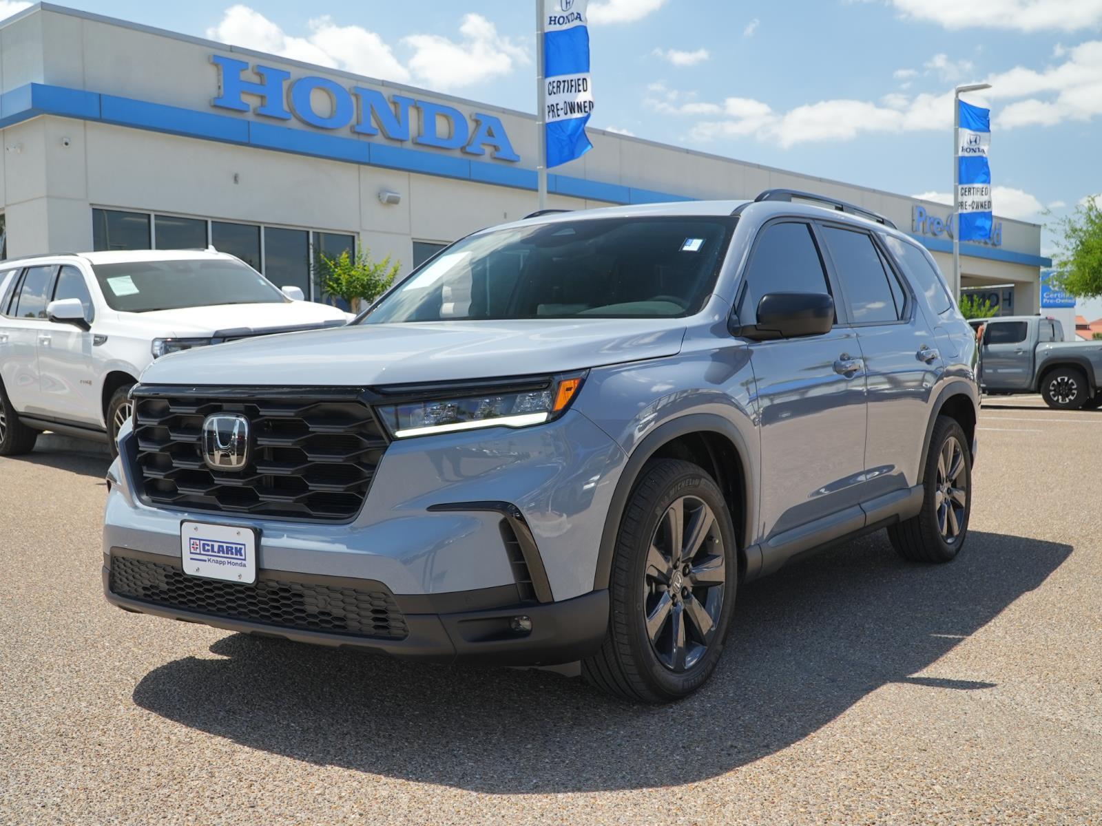 Sonic Gray Pearl 2025 Honda Pilot Sport AWD SUV / Crossover All-Wheel Drive Automatic