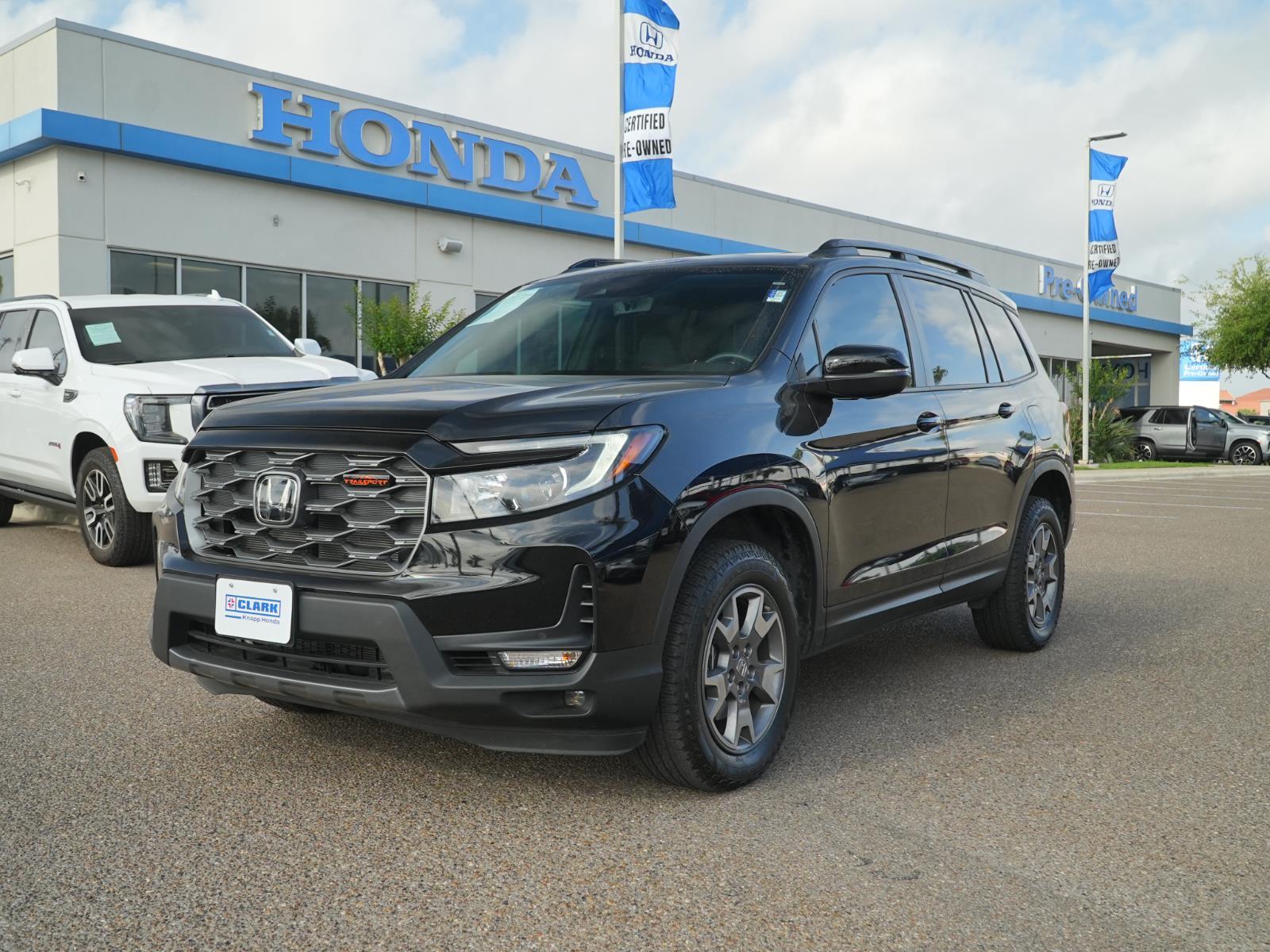 Crystal Black Pearl 2023 Honda Passport TrailSport AWD SUV / Crossover All-Wheel Drive Automatic
