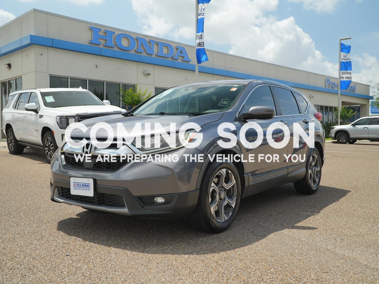 Gray (Modern Steel Metallic) 2017 Honda CR-V EX FWD SUV / Crossover Front-Wheel Drive Continuously Variable Transmission