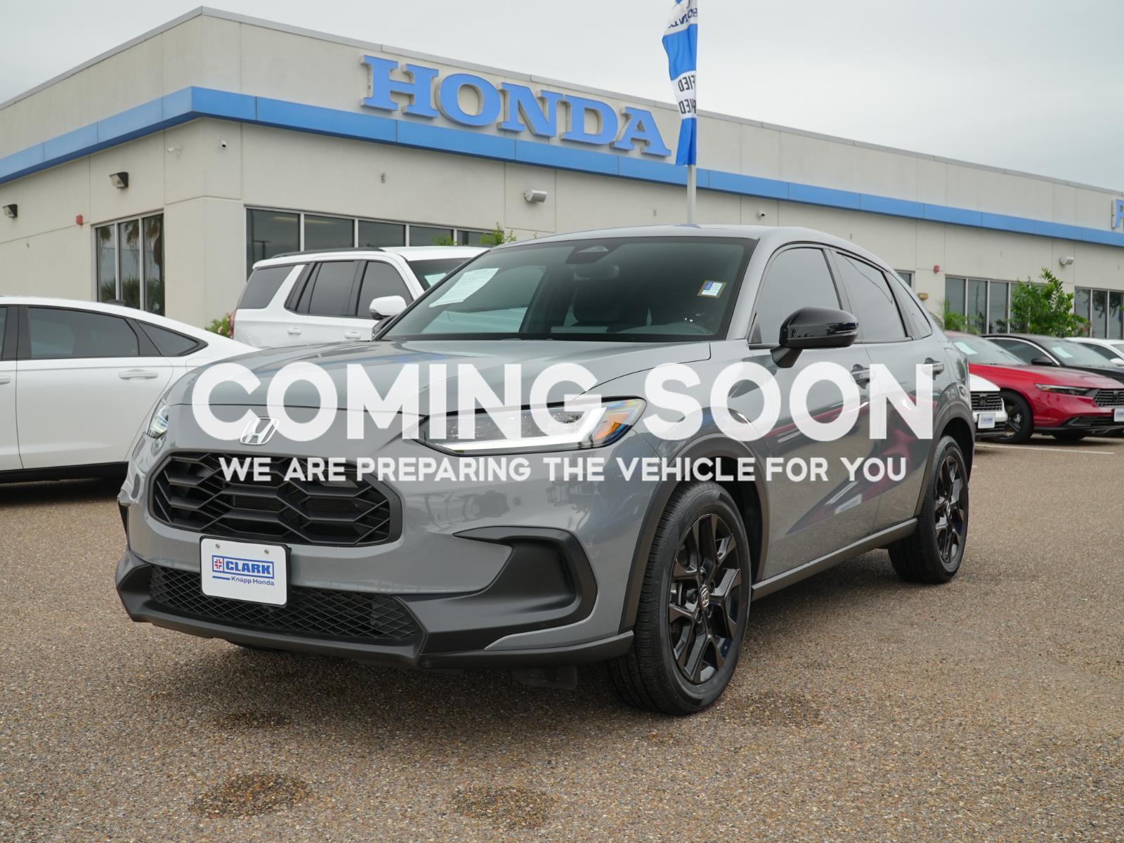 Urban Gray Pearl 2024 Honda HR-V Sport FWD SUV / Crossover Front-Wheel Drive Continuously Variable Transmission