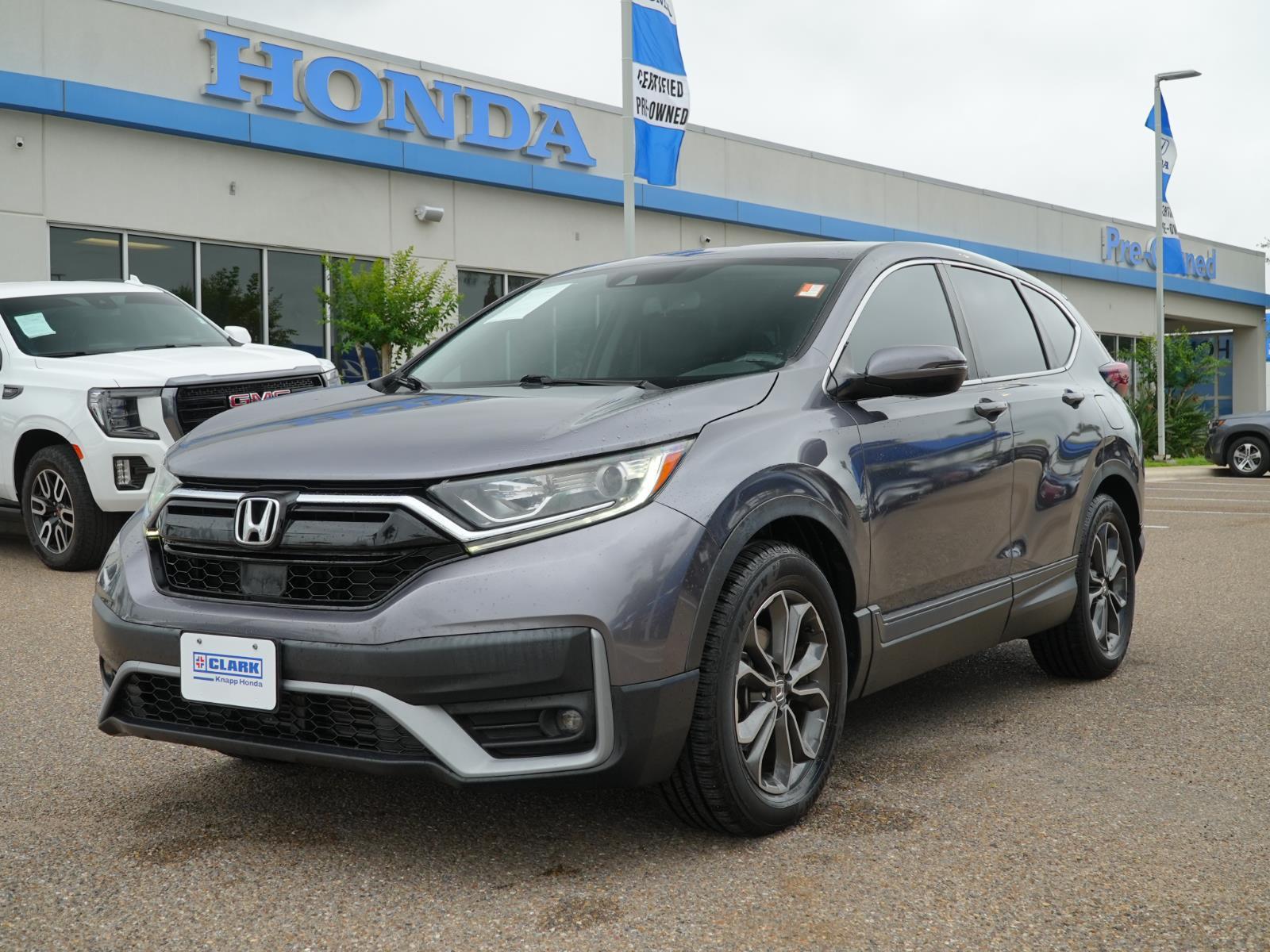 Gray (Modern Steel Metallic) 2021 Honda CR-V EX-L FWD SUV / Crossover Front-Wheel Drive Continuously Variable Transmission