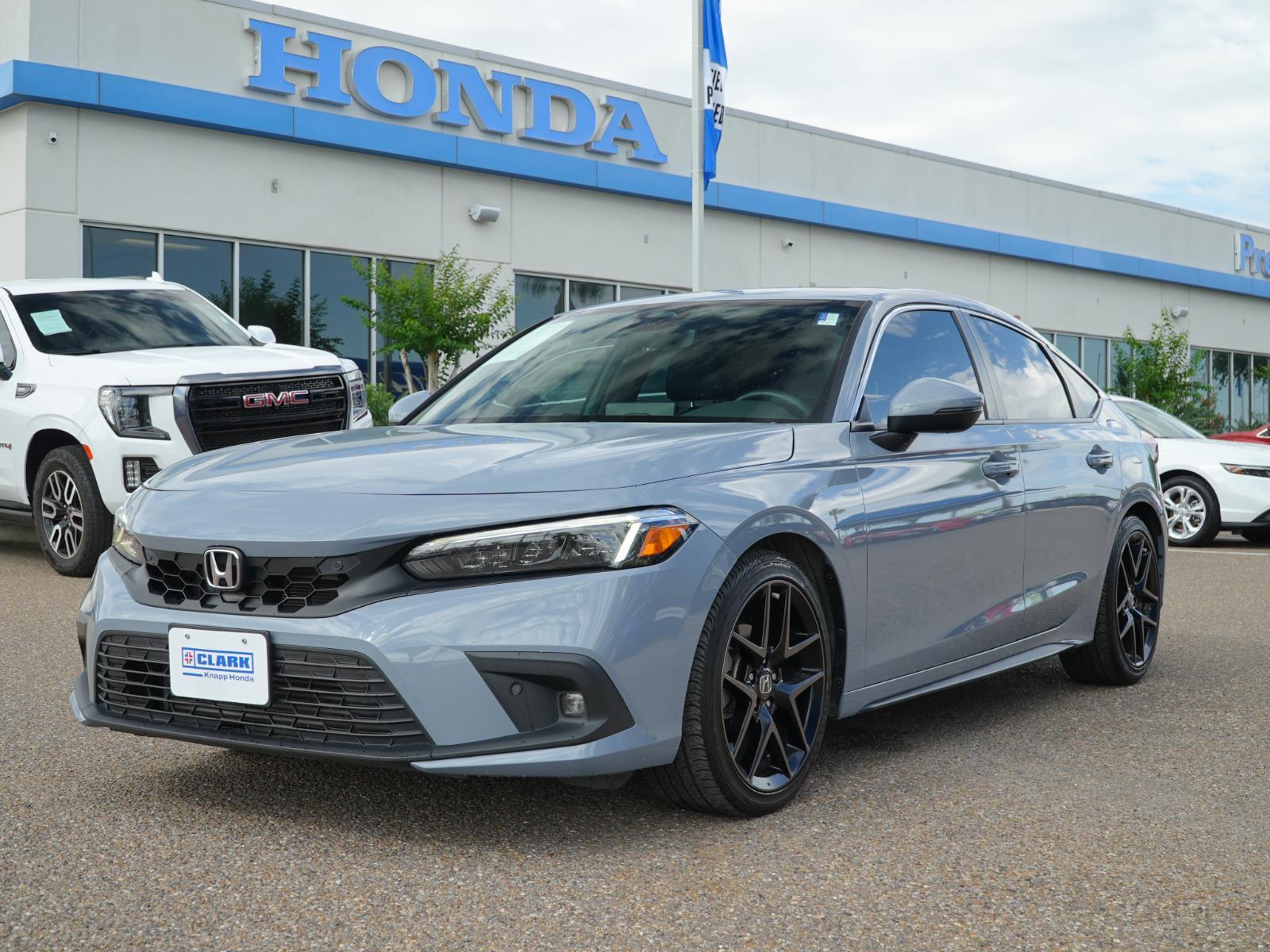 Sonic Gray Pearl 2024 Honda Civic Hatchback Sport Touring FWD Hatchback Front-Wheel Drive 7-Speed CVT