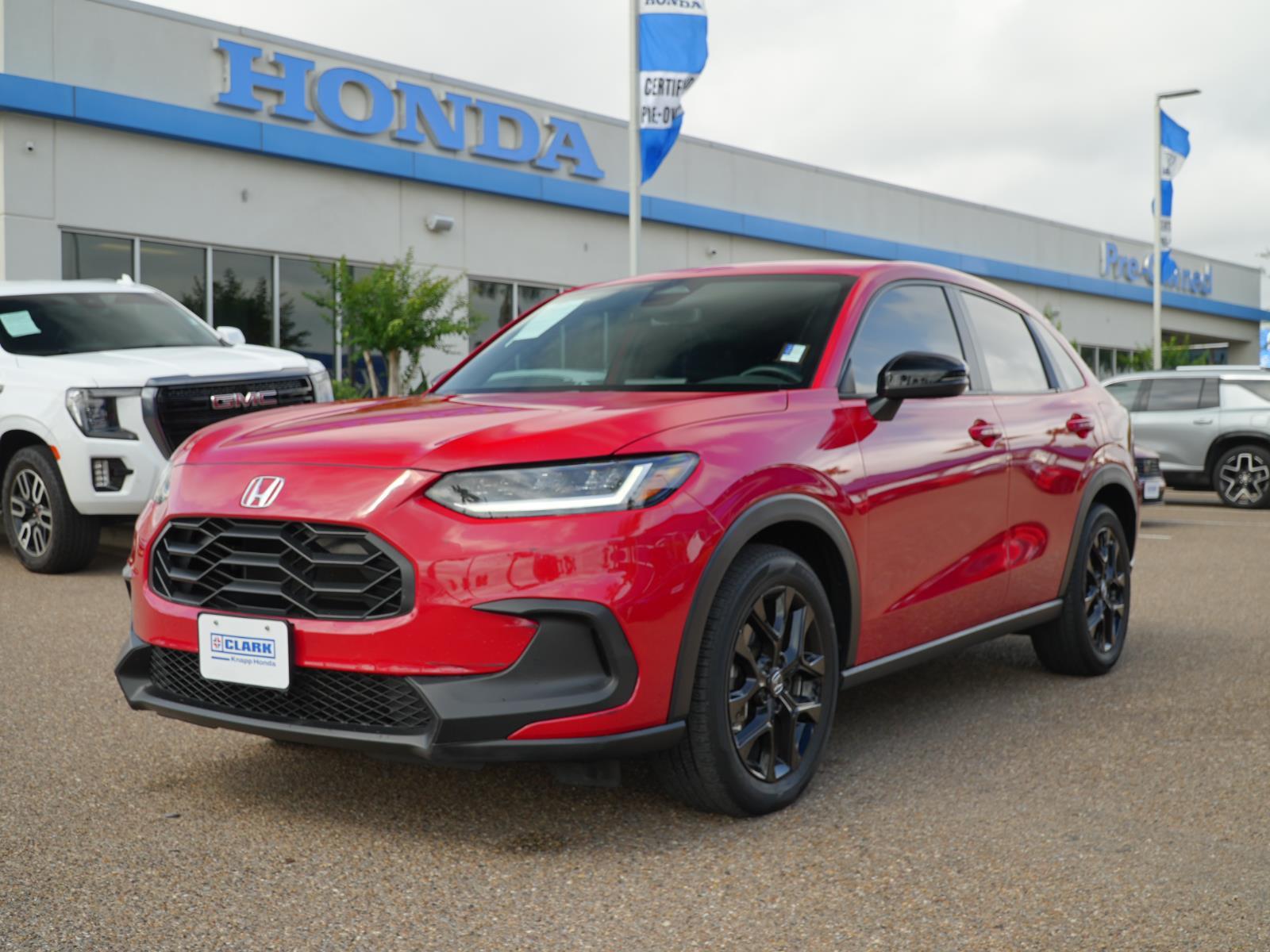 Milano Red 2024 Honda HR-V Sport FWD SUV / Crossover Front-Wheel Drive Continuously Variable Transmission