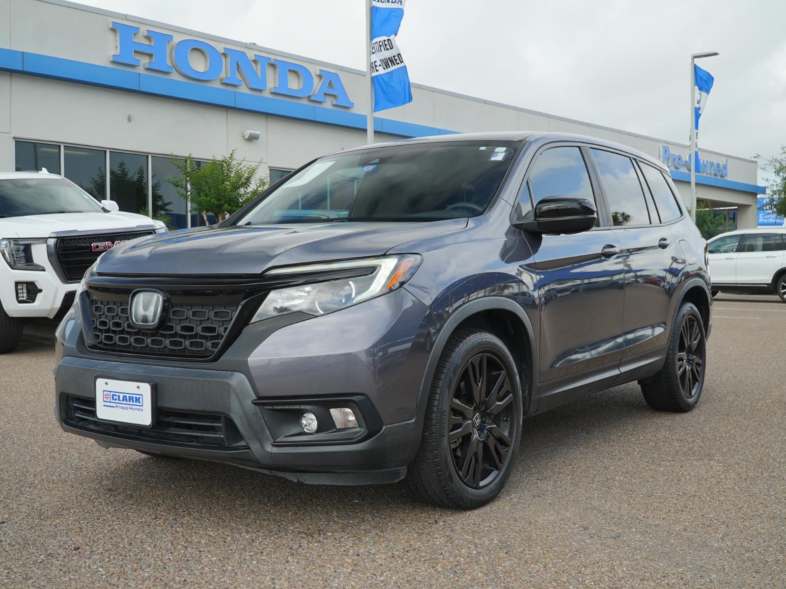 Gray (Modern Steel Metallic) 2021 Honda Passport Sport FWD SUV / Crossover Front-Wheel Drive 9-Speed Automatic