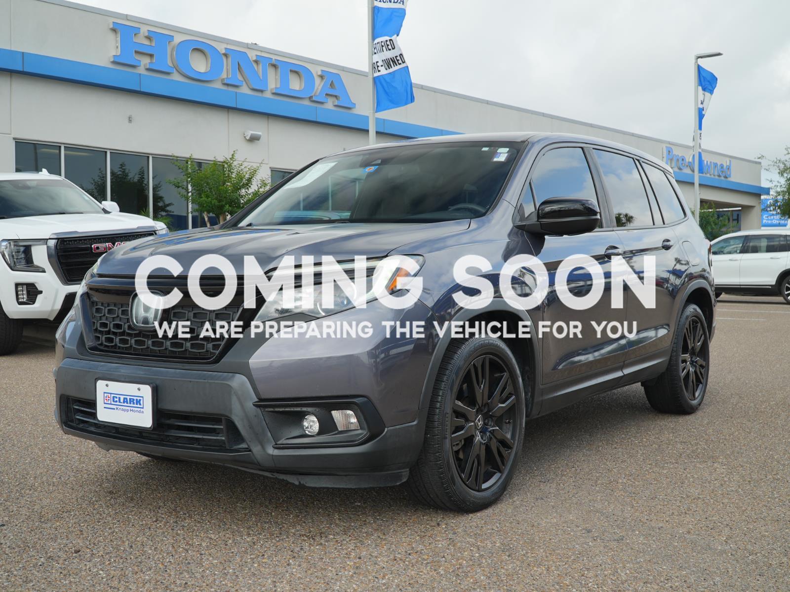 Gray (Modern Steel Metallic) 2021 Honda Passport Sport FWD SUV / Crossover Front-Wheel Drive 9-Speed Automatic