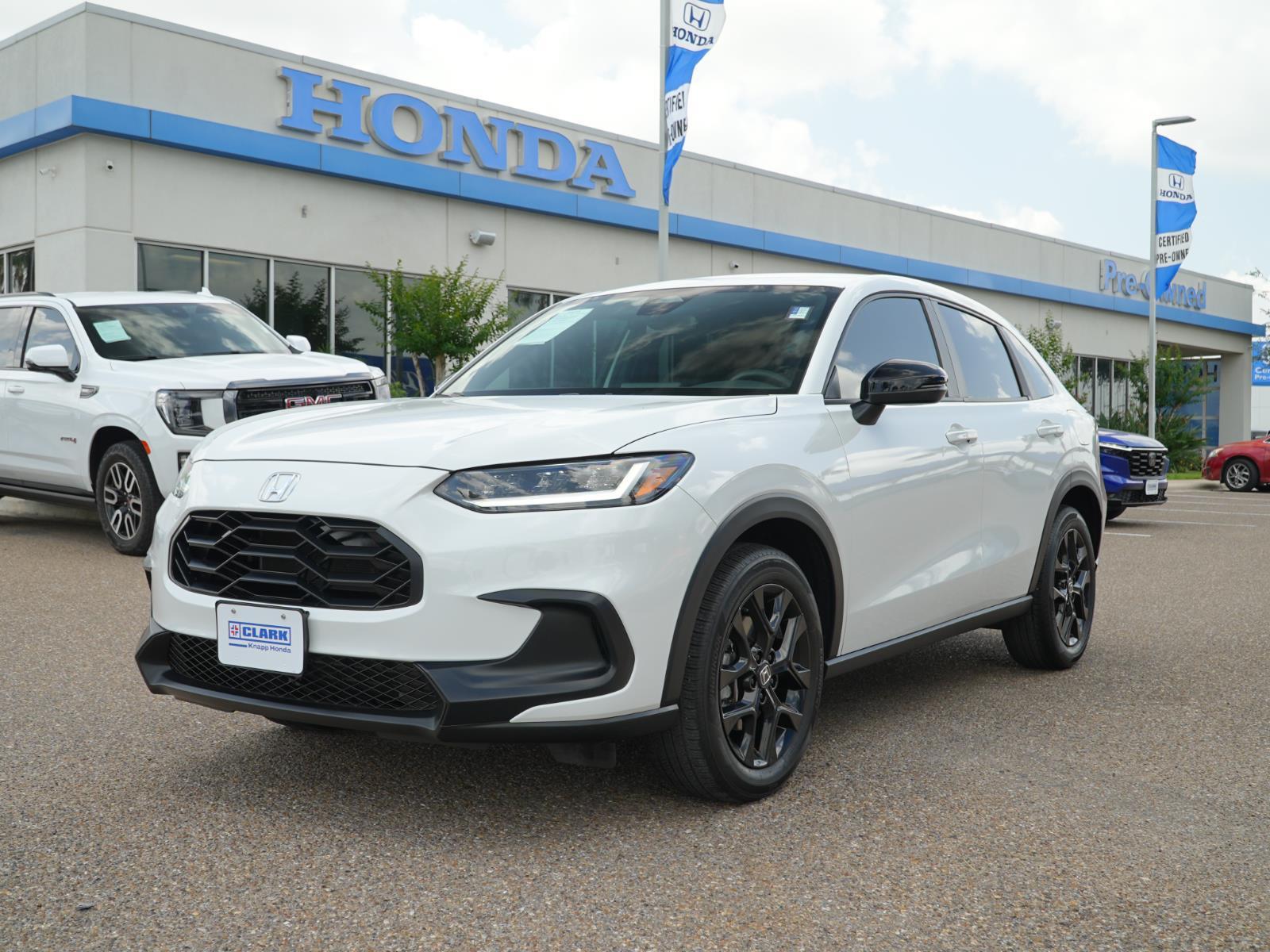 Platinum White Pearl 2023 Honda HR-V Sport FWD SUV / Crossover Front-Wheel Drive Continuously Variable Transmission