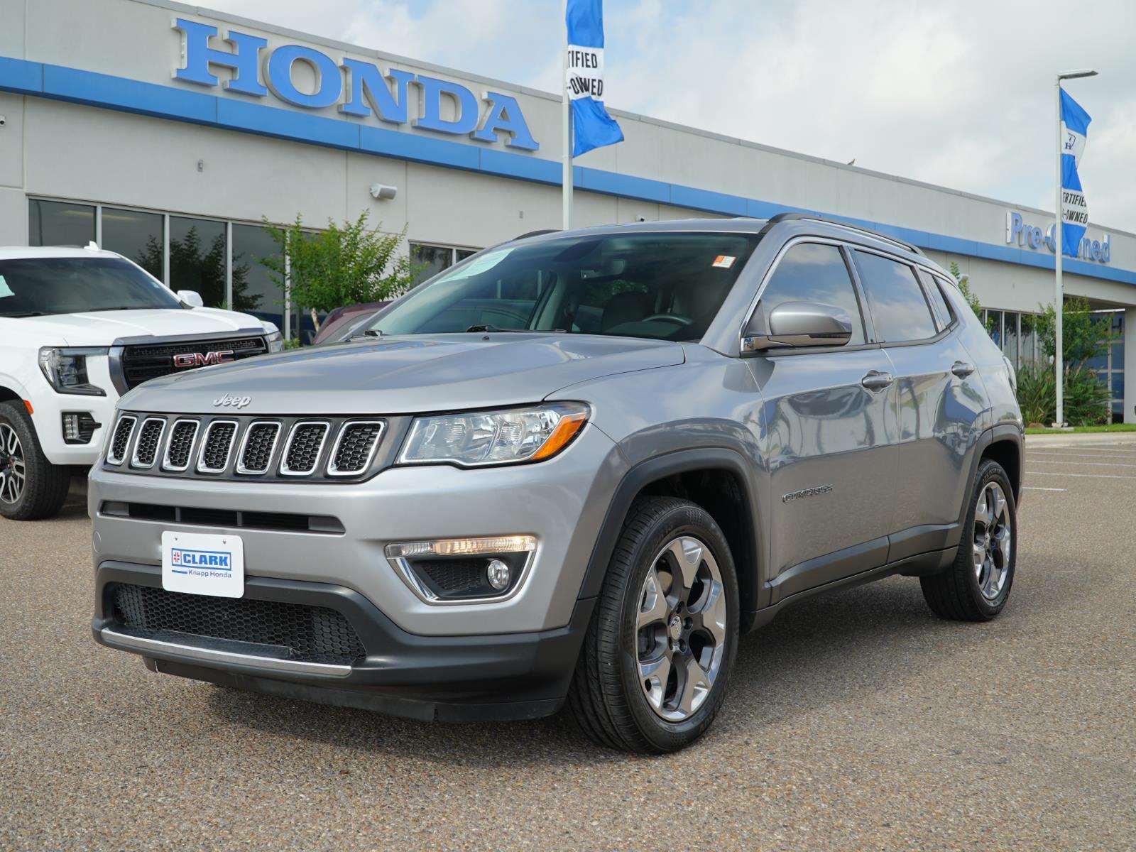 Billet Silver Metallic Clearcoat 2019 Jeep Compass Limited FWD SUV / Crossover Front-Wheel Drive 6-Speed Automatic