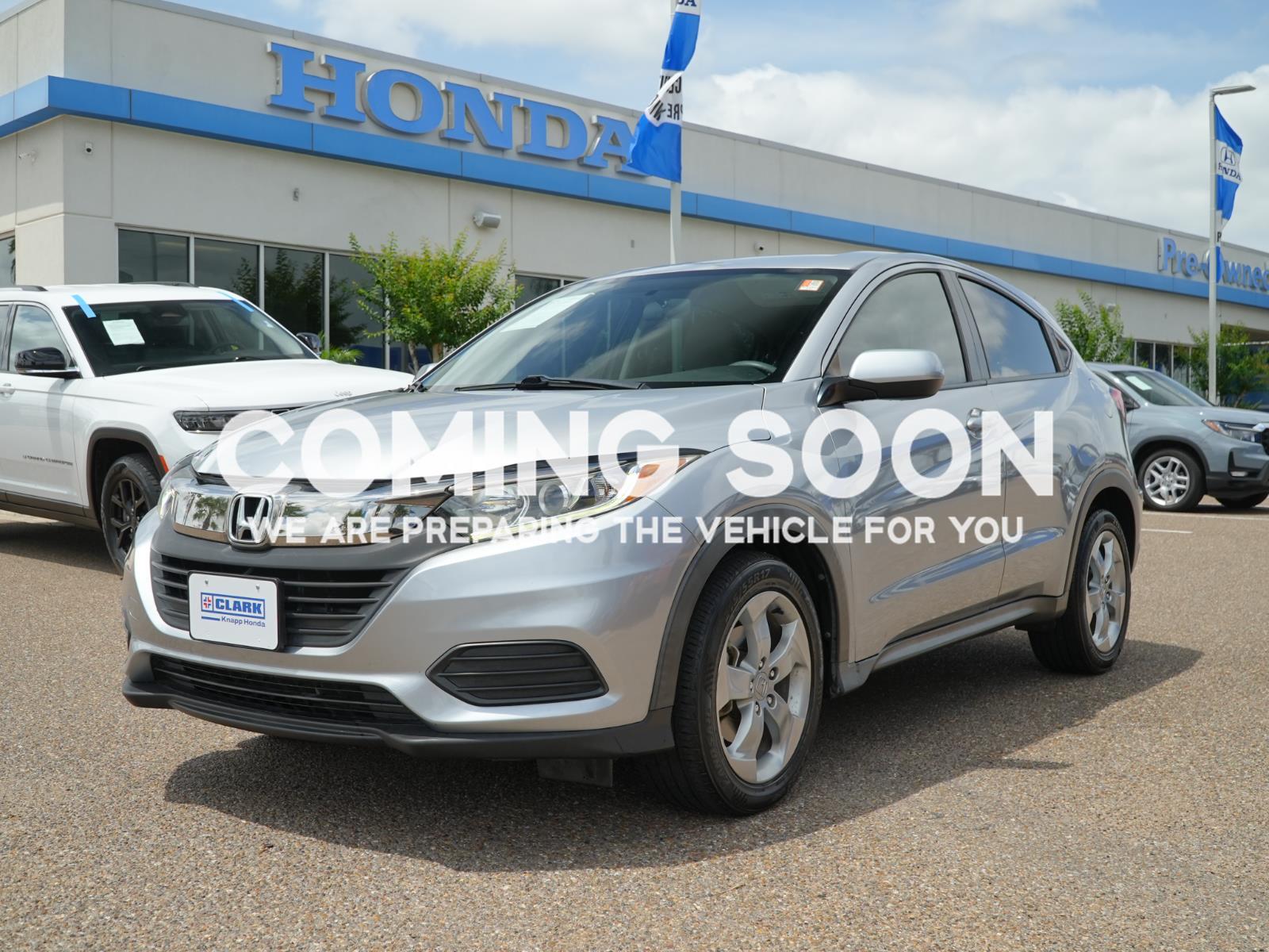 Lunar Silver Metallic 2019 Honda HR-V LX FWD SUV / Crossover Front-Wheel Drive Continuously Variable Transmission