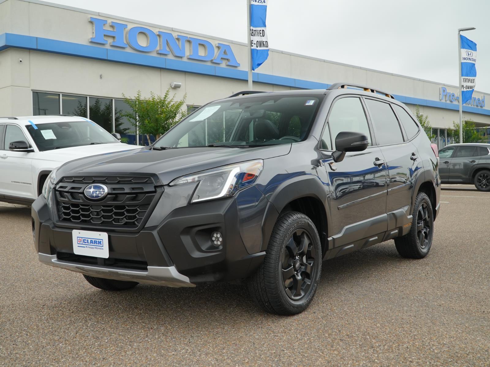 Magnetite Gray Metallic 2023 Subaru Forester Wilderness Crossover AWD SUV / Crossover All-Wheel Drive Continuously Variable Transmission