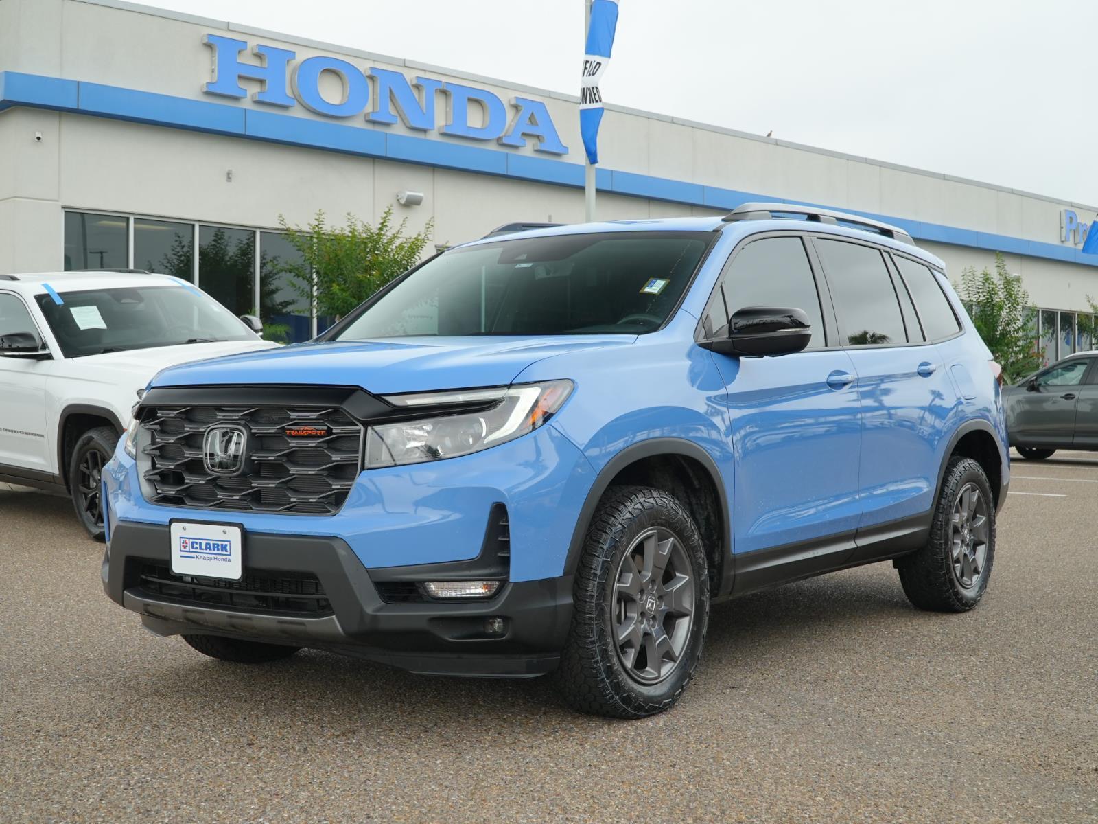Diffused Sky Blue Pearl 2024 Honda Passport TrailSport AWD SUV / Crossover All-Wheel Drive 9-Speed Automatic