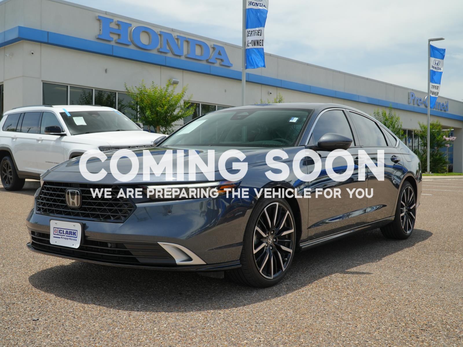 Meteorite Gray Metallic 2025 Honda Accord Hybrid Touring FWD Sedan Front-Wheel Drive Continuously Variable Transmission