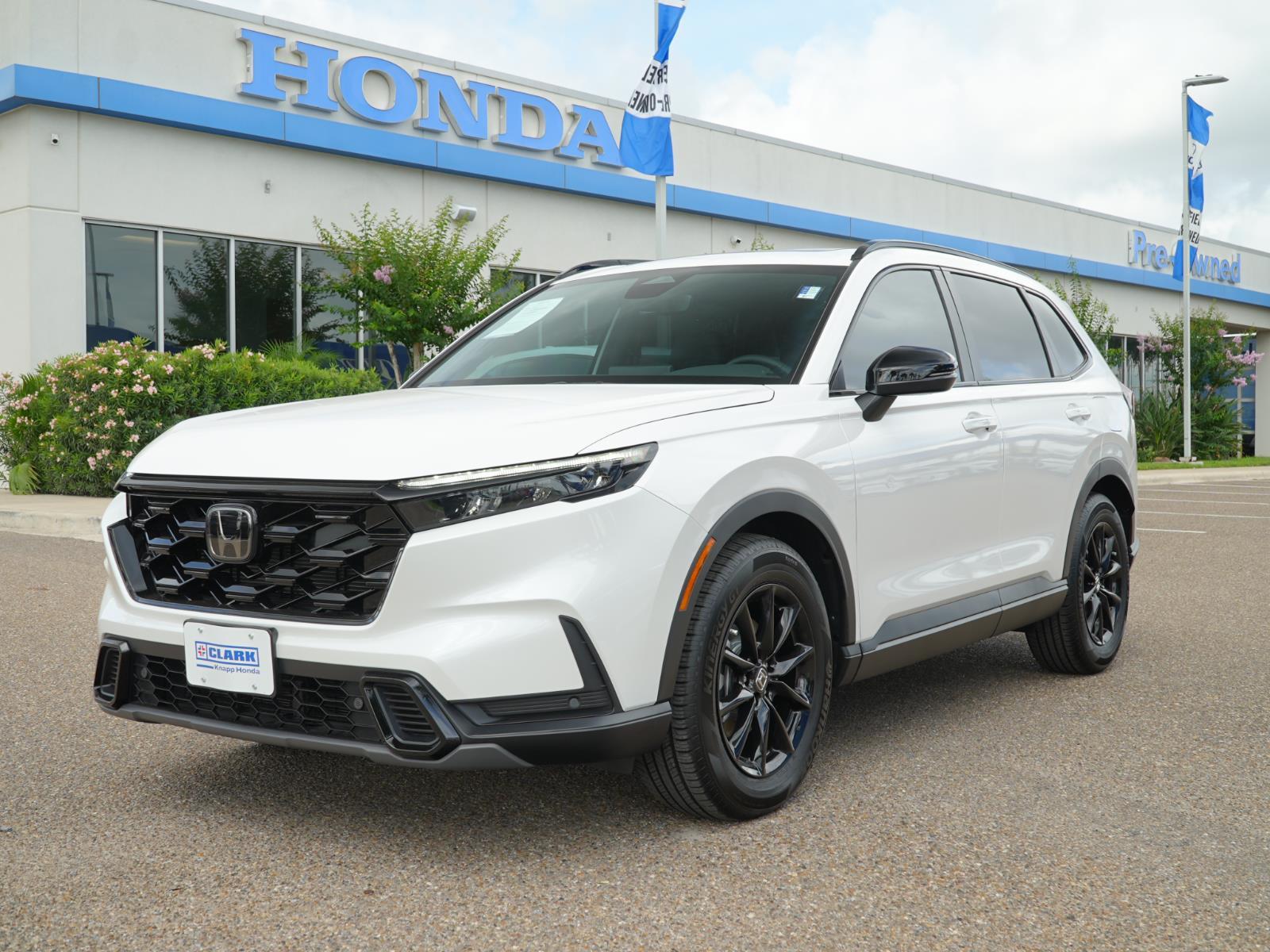 Platinum White Pearl 2026 Honda CR-V Hybrid Sport-L FWD SUV / Crossover Front-Wheel Drive Continuously Variable Transmission