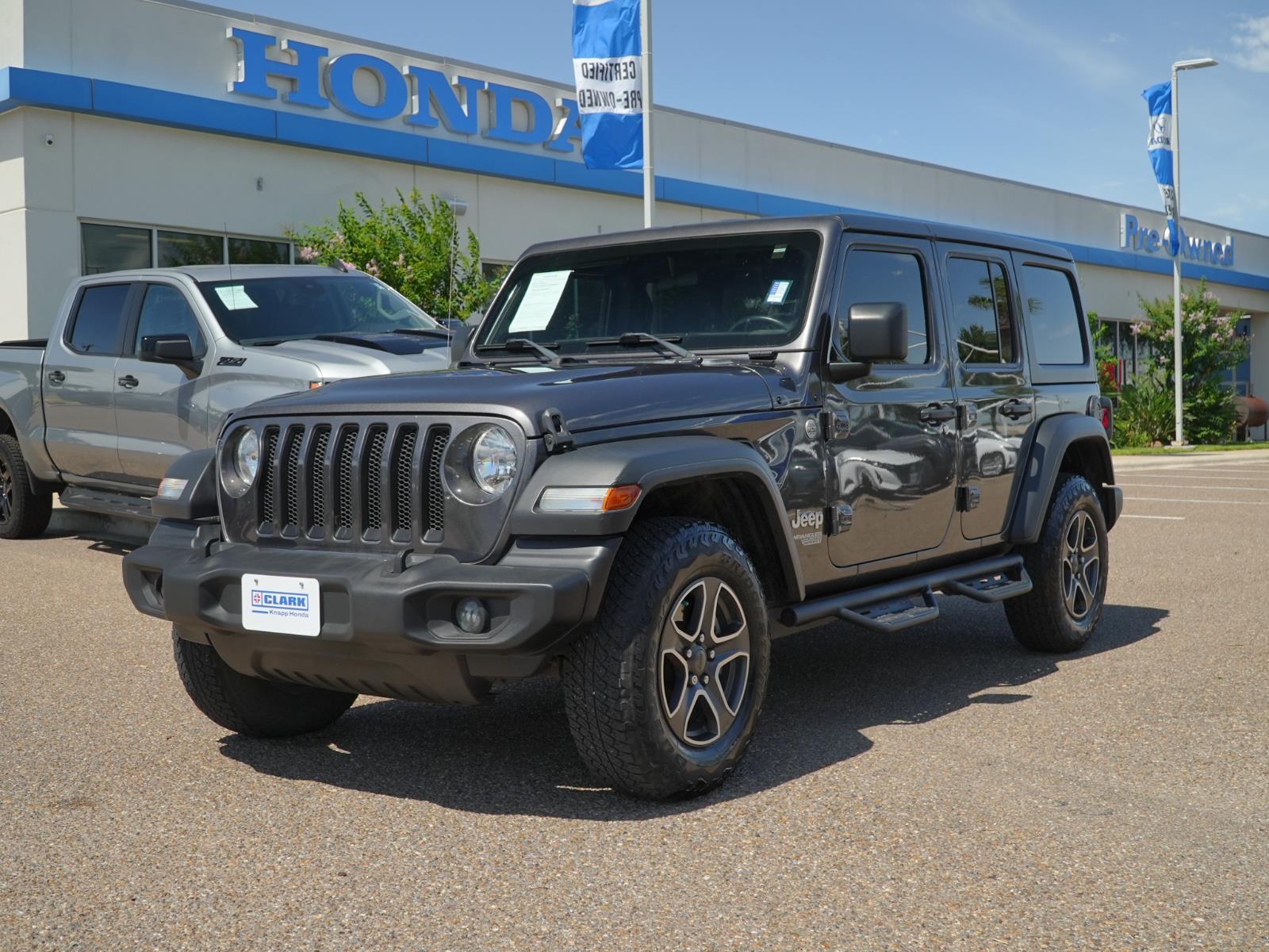 Gray (Granite Crystal Metallic Clearcoat) 2021 Jeep Wrangler Unlimited Sport S 4WD SUV / Crossover Four-Wheel Drive 8-Speed Automatic