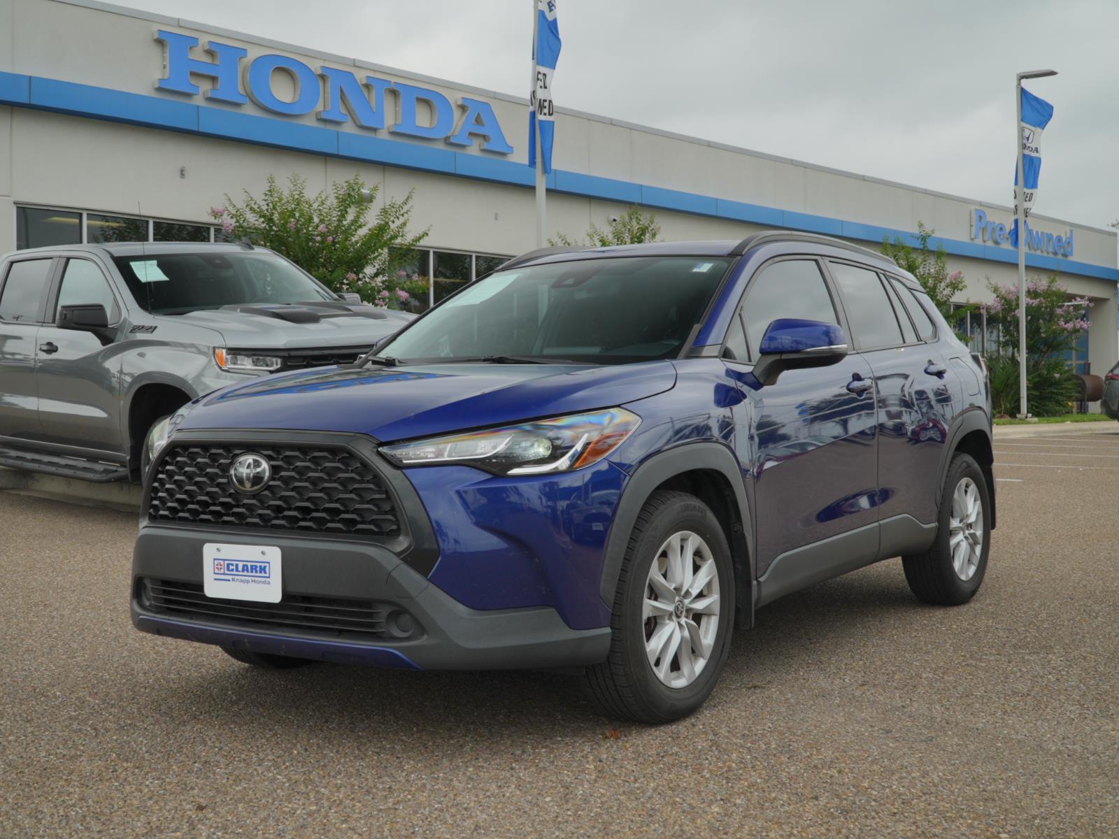 Blue Crush Metallic 2022 Toyota Corolla Cross LE FWD SUV / Crossover Front-Wheel Drive Continuously Variable Transmission