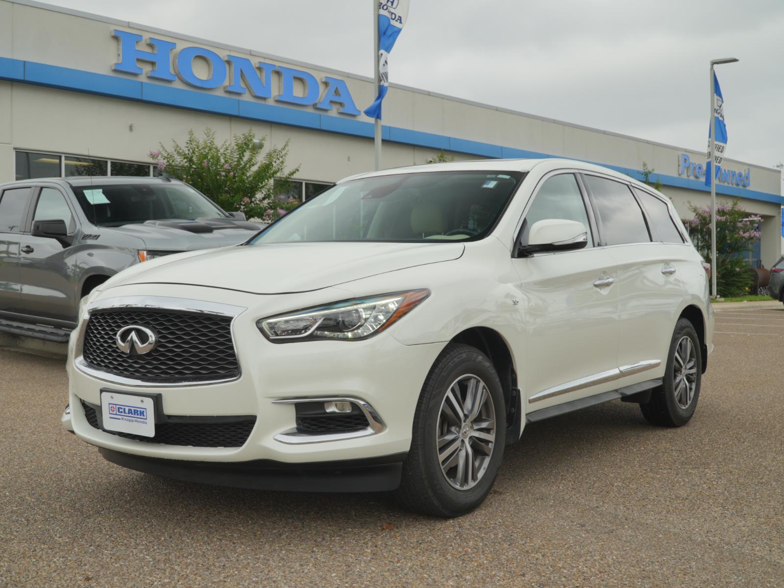 Majestic White 2020 INFINITI QX60 Pure FWD SUV / Crossover Front-Wheel Drive Continuously Variable Transmission