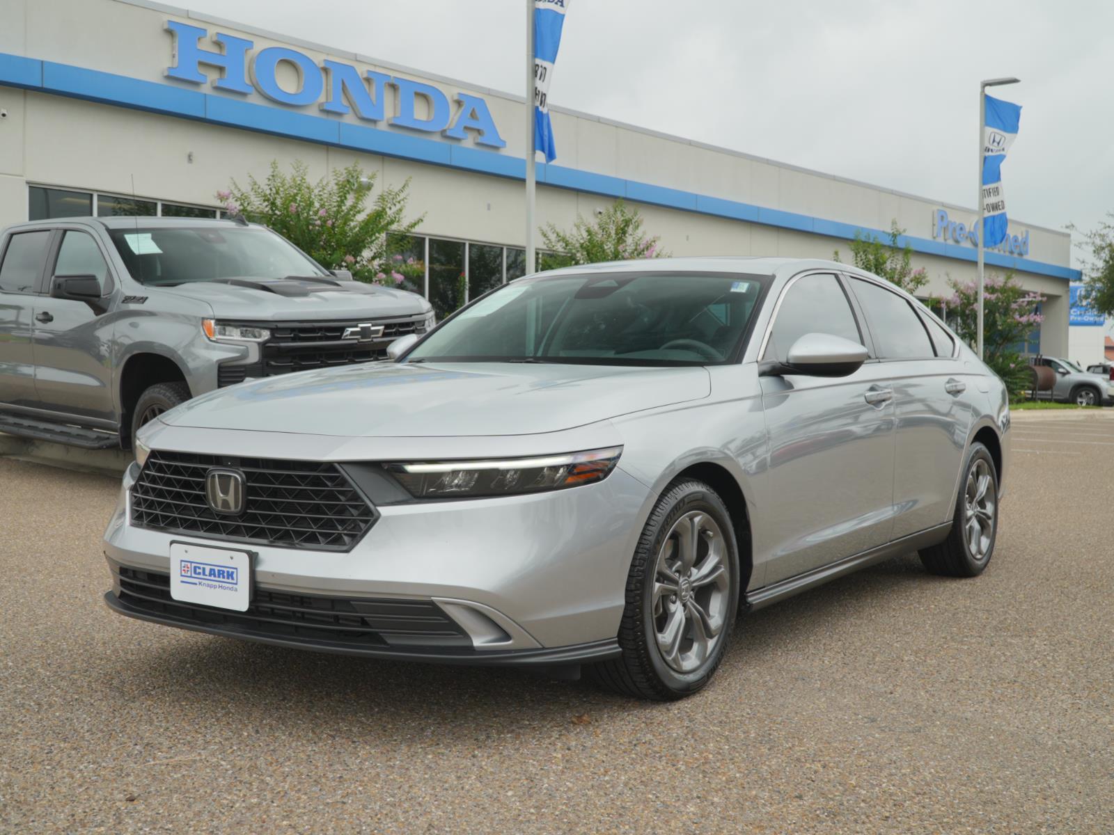 Solar Silver Metallic 2024 Honda Accord Sedan Front-Wheel Drive Continuously Variable Transmission