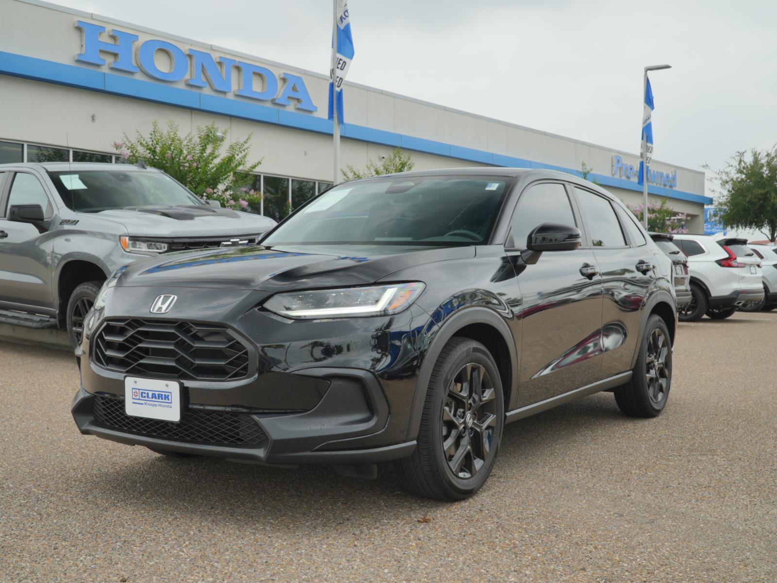 Crystal Black Pearl 2025 Honda HR-V Sport FWD SUV / Crossover Front-Wheel Drive Continuously Variable Transmission