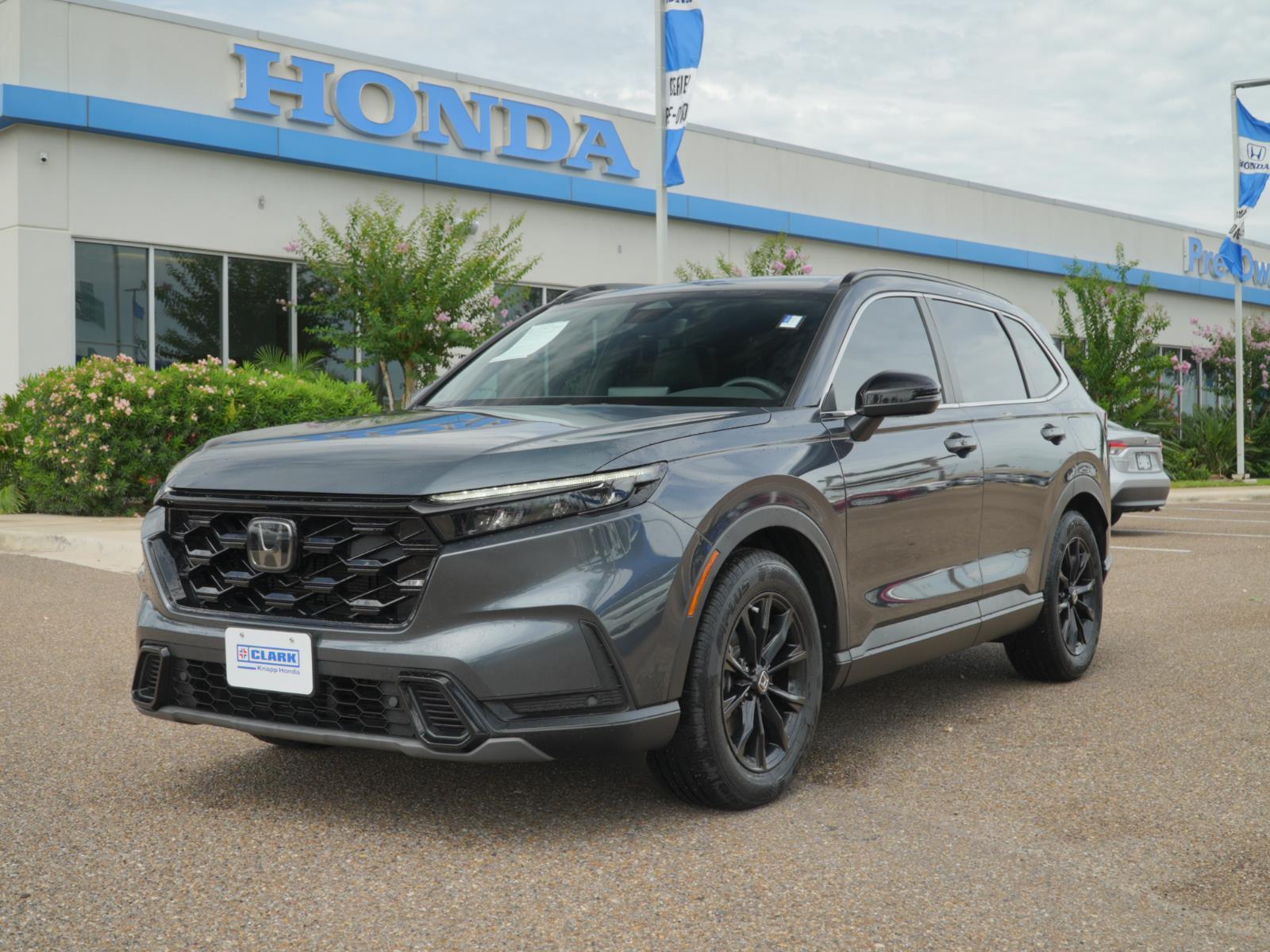 Meteorite Gray Metallic 2024 Honda CR-V Hybrid Sport-L FWD SUV / Crossover Front-Wheel Drive 1-Speed Dual Clutch