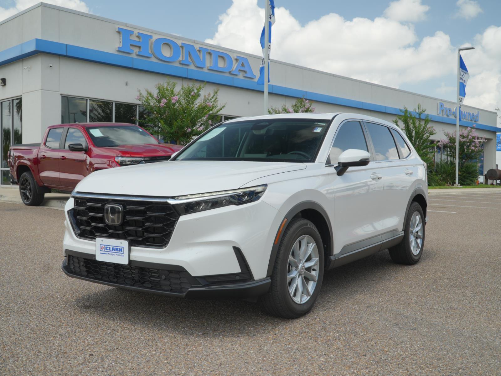 Platinum White Pearl 2025 Honda CR-V EX-L AWD SUV / Crossover All-Wheel Drive Continuously Variable Transmission