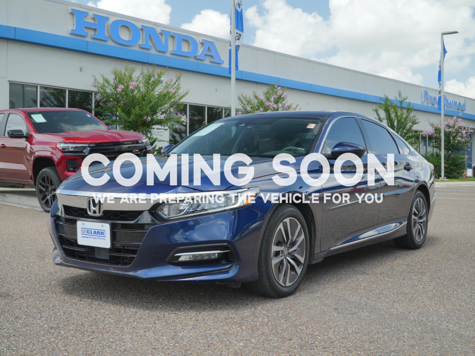 Black (Obsidian Blue Pearl) 2020 Honda Accord Hybrid EX FWD Sedan Front-Wheel Drive 1-Speed Dual Clutch