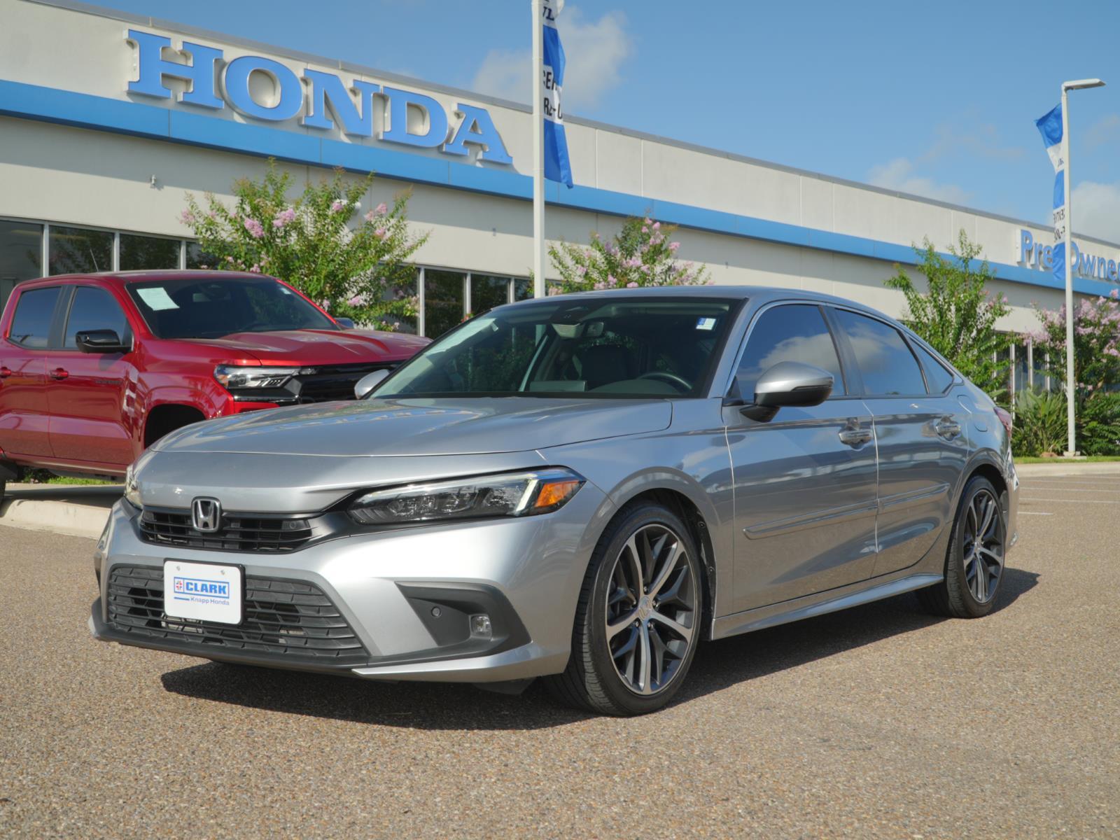Lunar Silver Metallic 2024 Honda Civic Touring FWD Sedan Front-Wheel Drive 7-Speed CVT