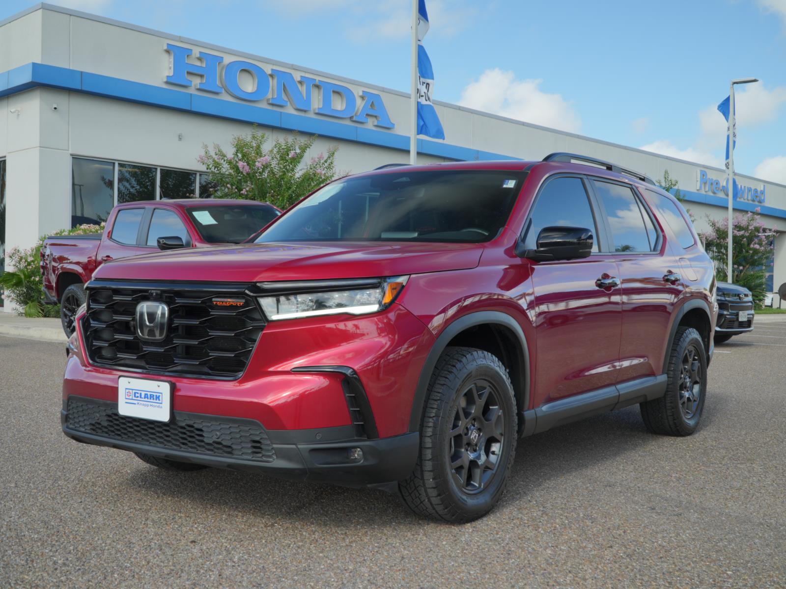 Radiant Red Metallic II 2025 Honda Pilot TrailSport AWD SUV / Crossover All-Wheel Drive Automatic