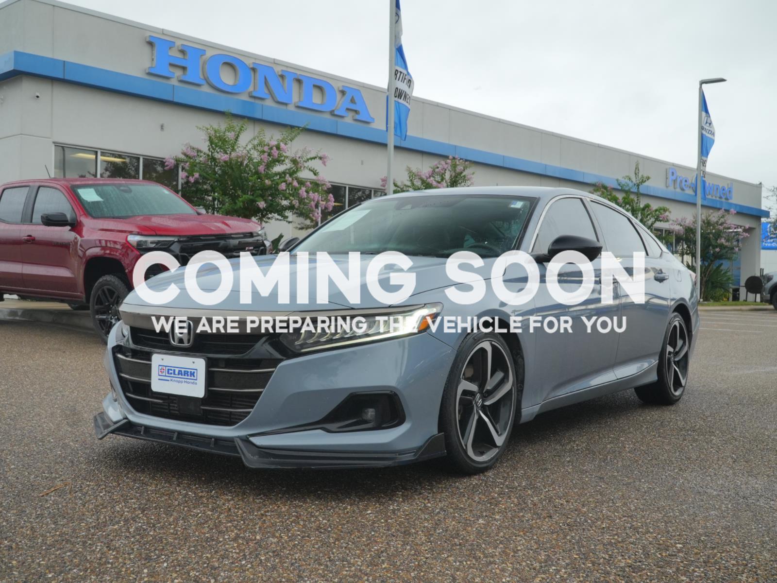 Sonic Gray Pearl 2022 Honda Accord Sport Special Edition FWD Sedan Front-Wheel Drive Continuously Variable Transmission