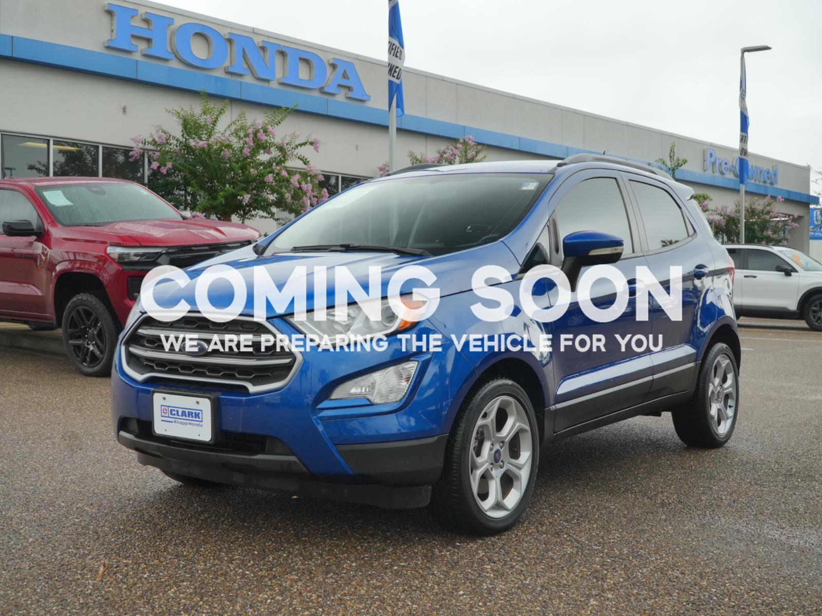 Lightning Blue 2021 Ford EcoSport SE FWD SUV / Crossover Front-Wheel Drive 6-Speed Automatic
