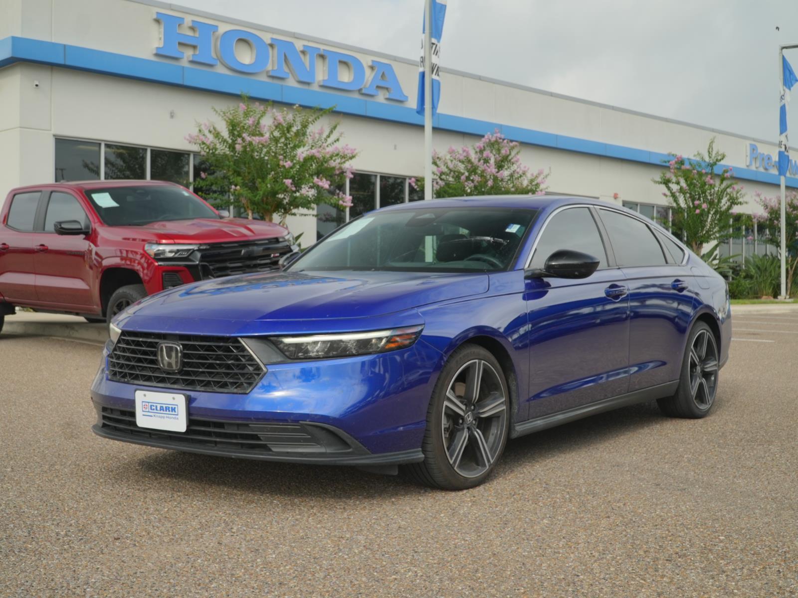 Still Night Pearl 2023 Honda Accord Hybrid Sedan Front-Wheel Drive 1-Speed Dual Clutch