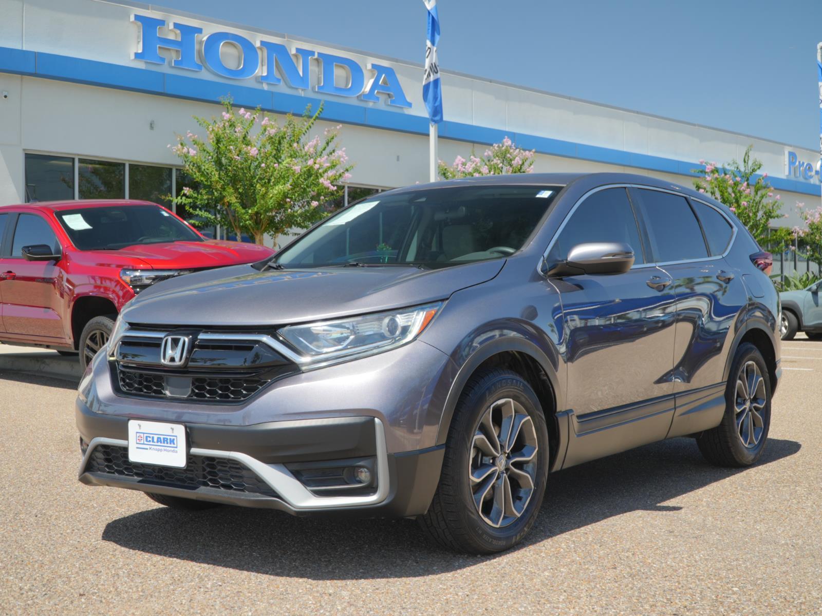 Gray (Modern Steel Metallic) 2022 Honda CR-V SUV / Crossover Front-Wheel Drive Continuously Variable Transmission