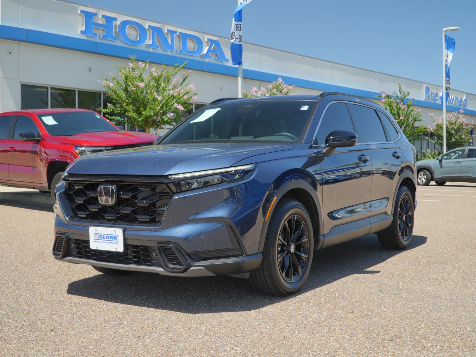 Canyon River Blue Metallic 2025 Honda CR-V Hybrid SUV / Crossover All-Wheel Drive 1-Speed Dual Clutch