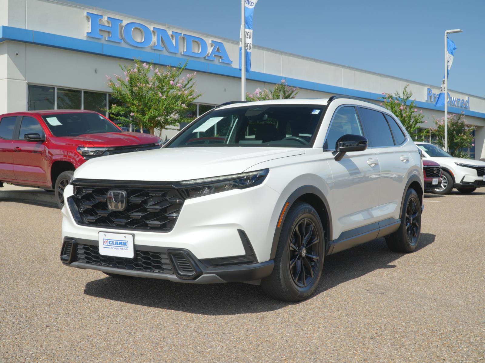 Platinum White Pearl 2023 Honda CR-V Hybrid SUV / Crossover Front-Wheel Drive 1-Speed Dual Clutch