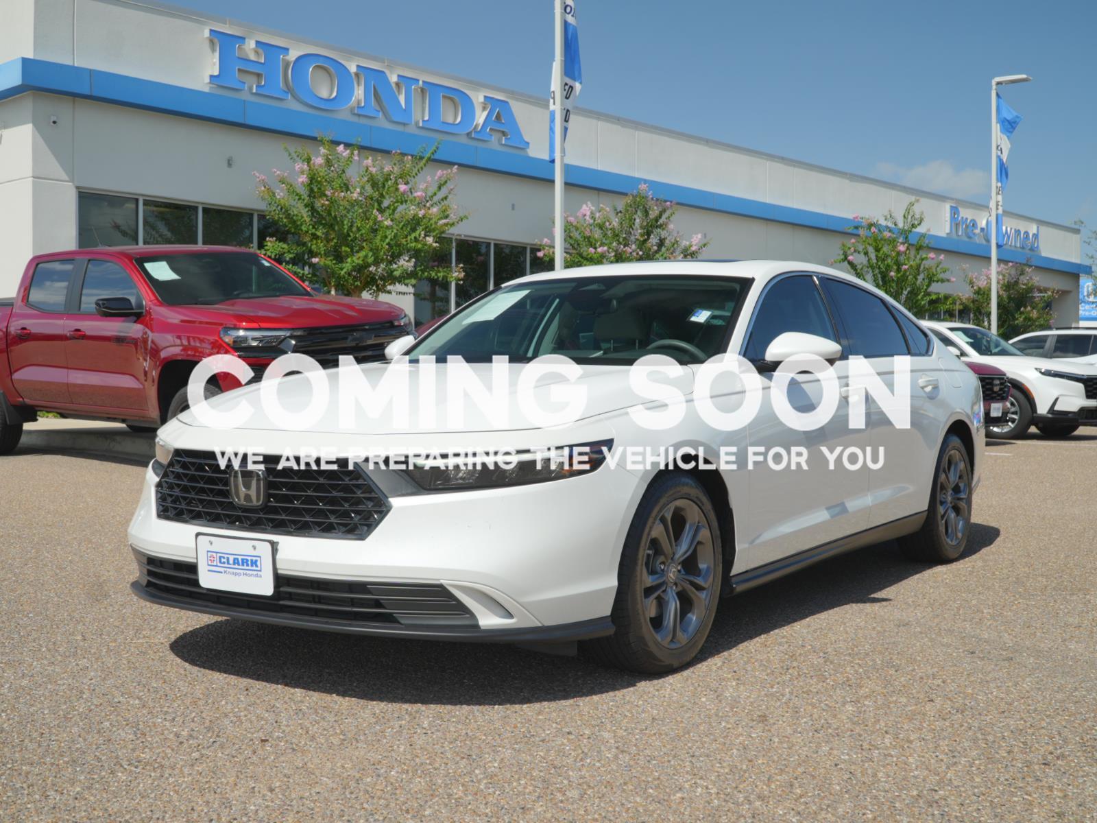 Platinum White Pearl 2024 Honda Accord Sedan Front-Wheel Drive Continuously Variable Transmission