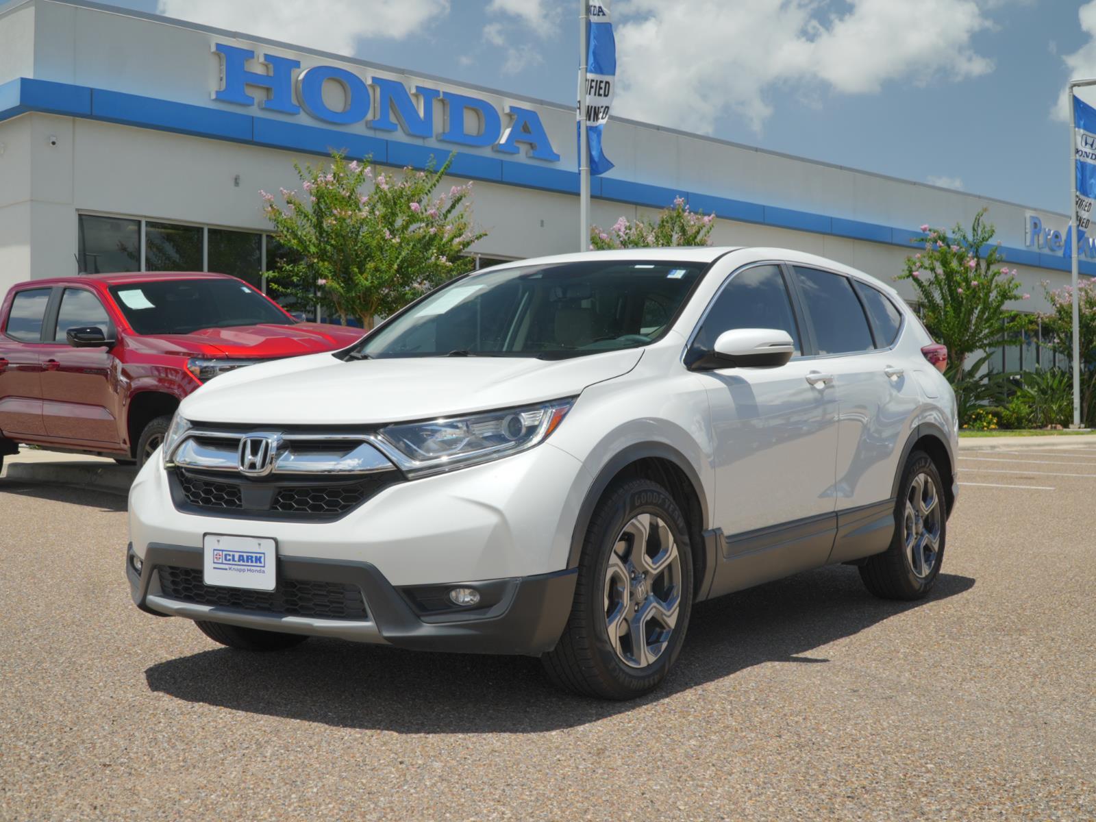 Platinum White Pearl 2019 Honda CR-V SUV / Crossover Front-Wheel Drive Continuously Variable Transmission