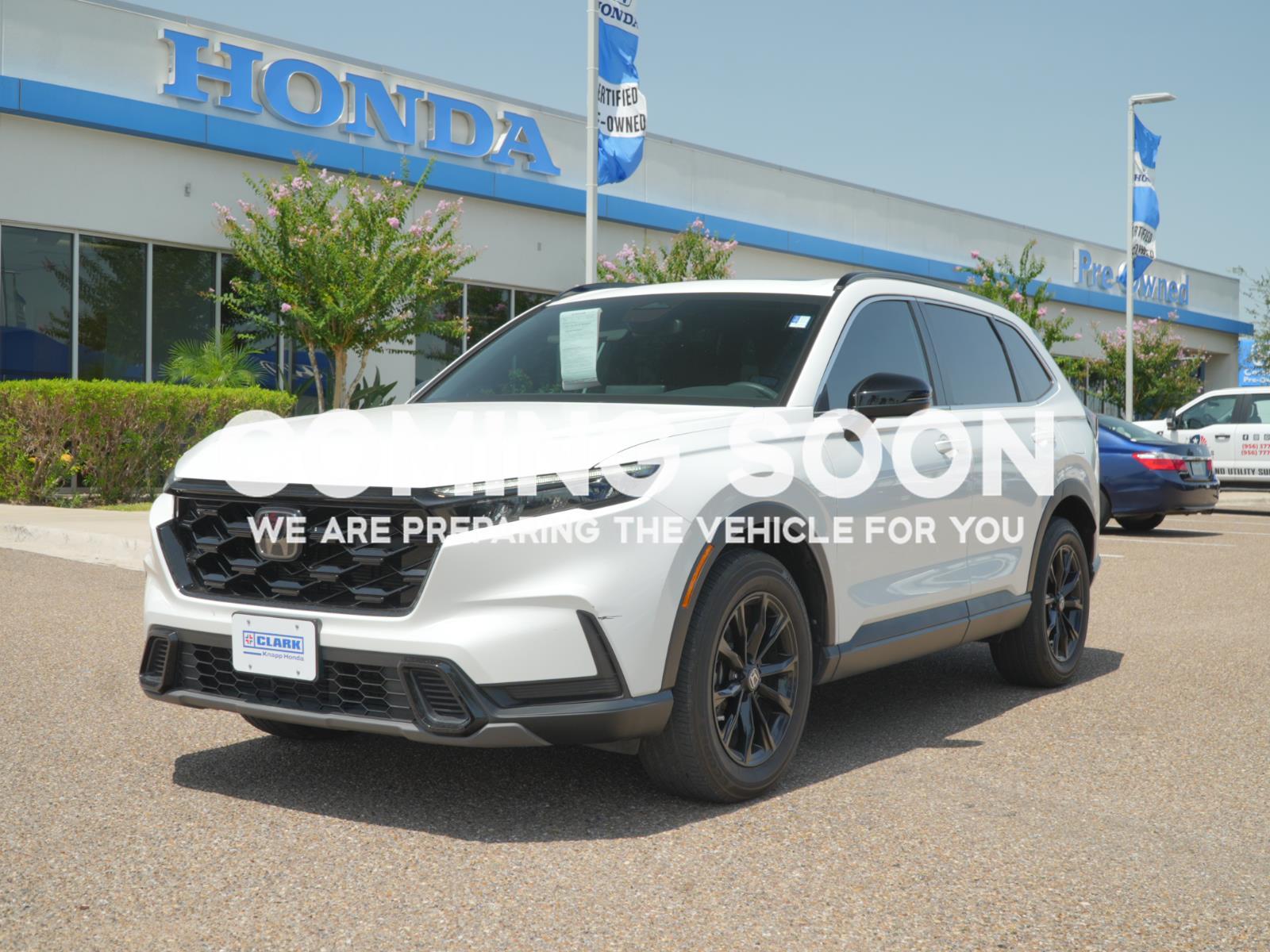 Platinum White Pearl 2024 Honda CR-V Hybrid SUV / Crossover All-Wheel Drive 1-Speed Dual Clutch