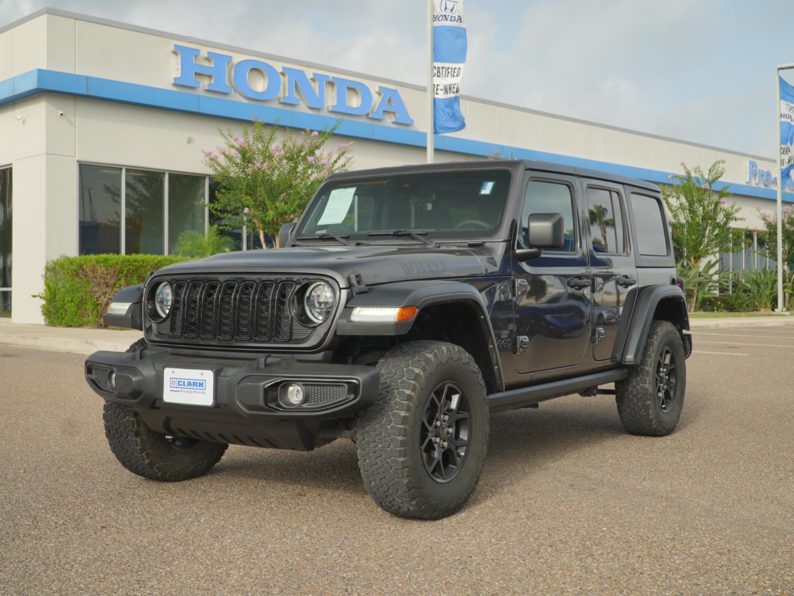 Gray (Granite Crystal Metallic Clearcoat) 2024 Jeep Wrangler SUV / Crossover Four-Wheel Drive 8-Speed Automatic