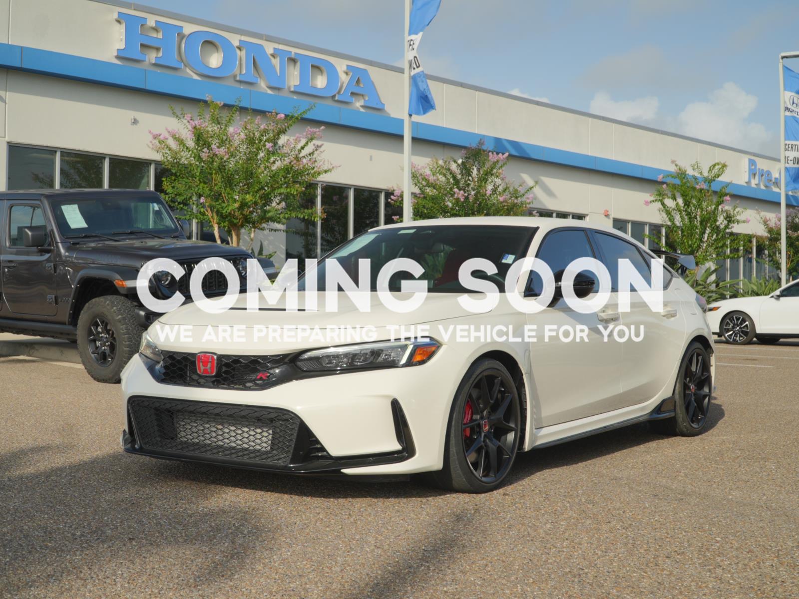 Championship White 2023 Honda Civic Type R Hatchback Front-Wheel Drive 6-Speed Manual