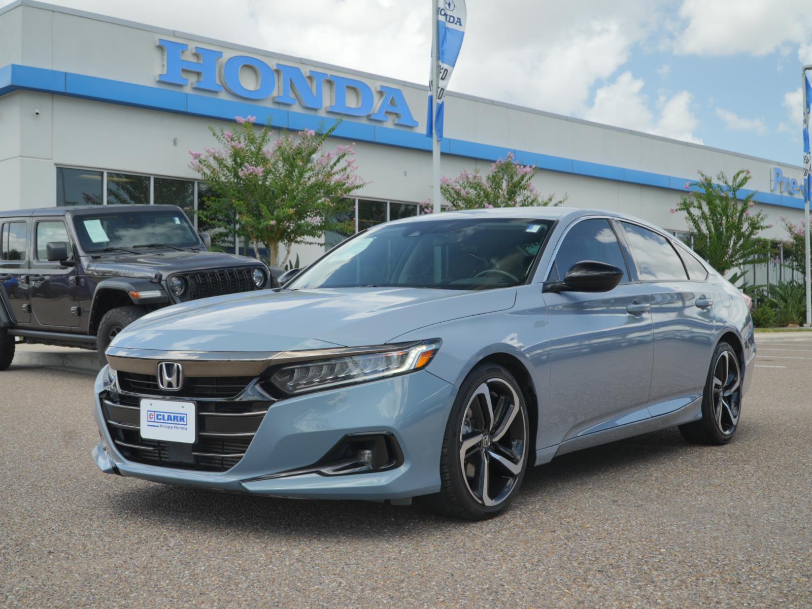 Sonic Gray Pearl 2022 Honda Accord Sedan Front-Wheel Drive Continuously Variable Transmission