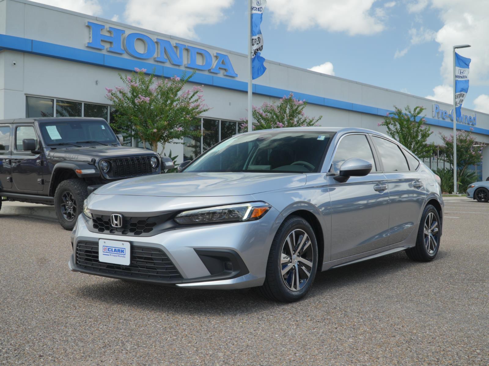 Lunar Silver Metallic 2024 Honda Civic Hatchback Hatchback Front-Wheel Drive Continuously Variable Transmission